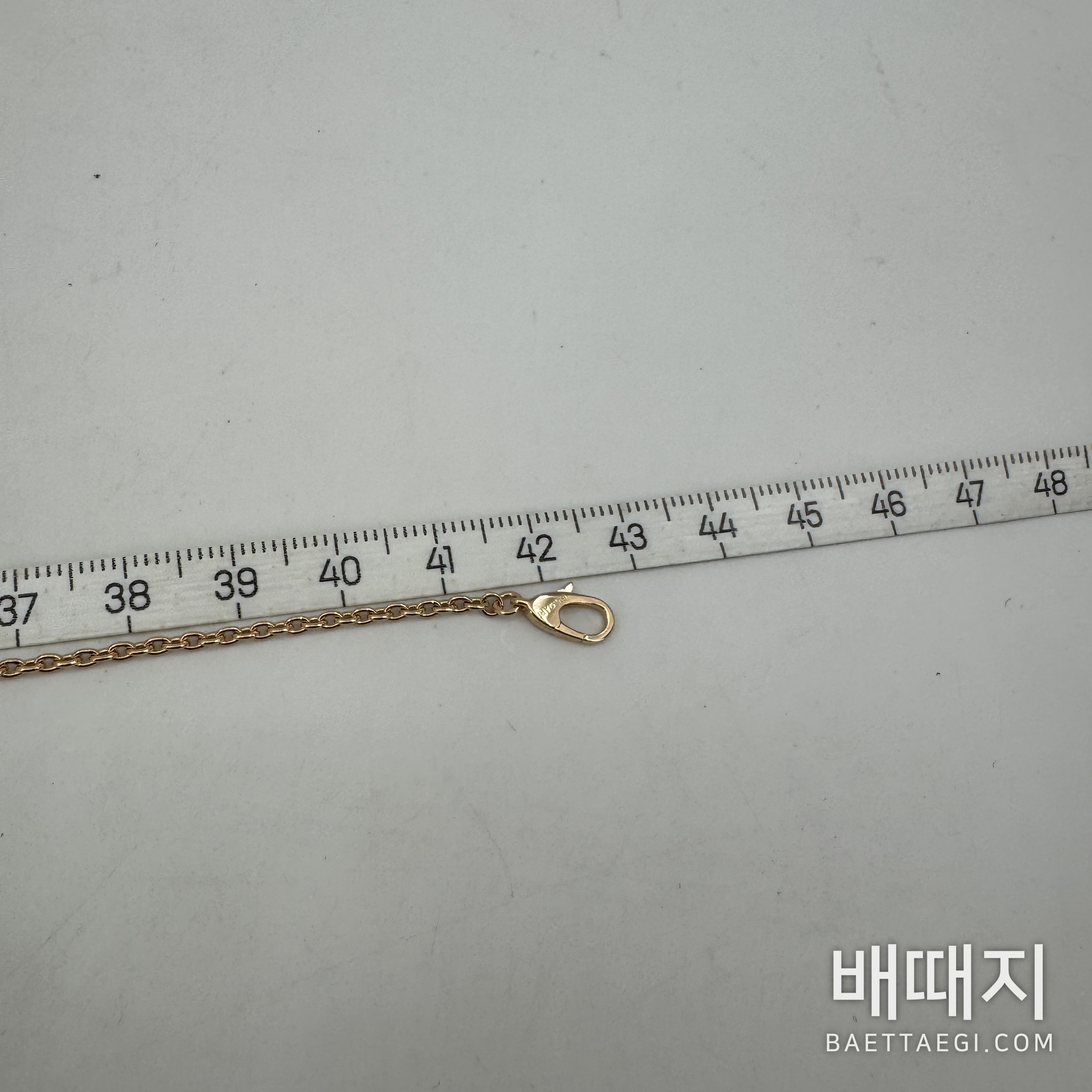 까르띠에 러브 더블링 하프파베 다이아몬드 목걸이 178383 검수사진 11