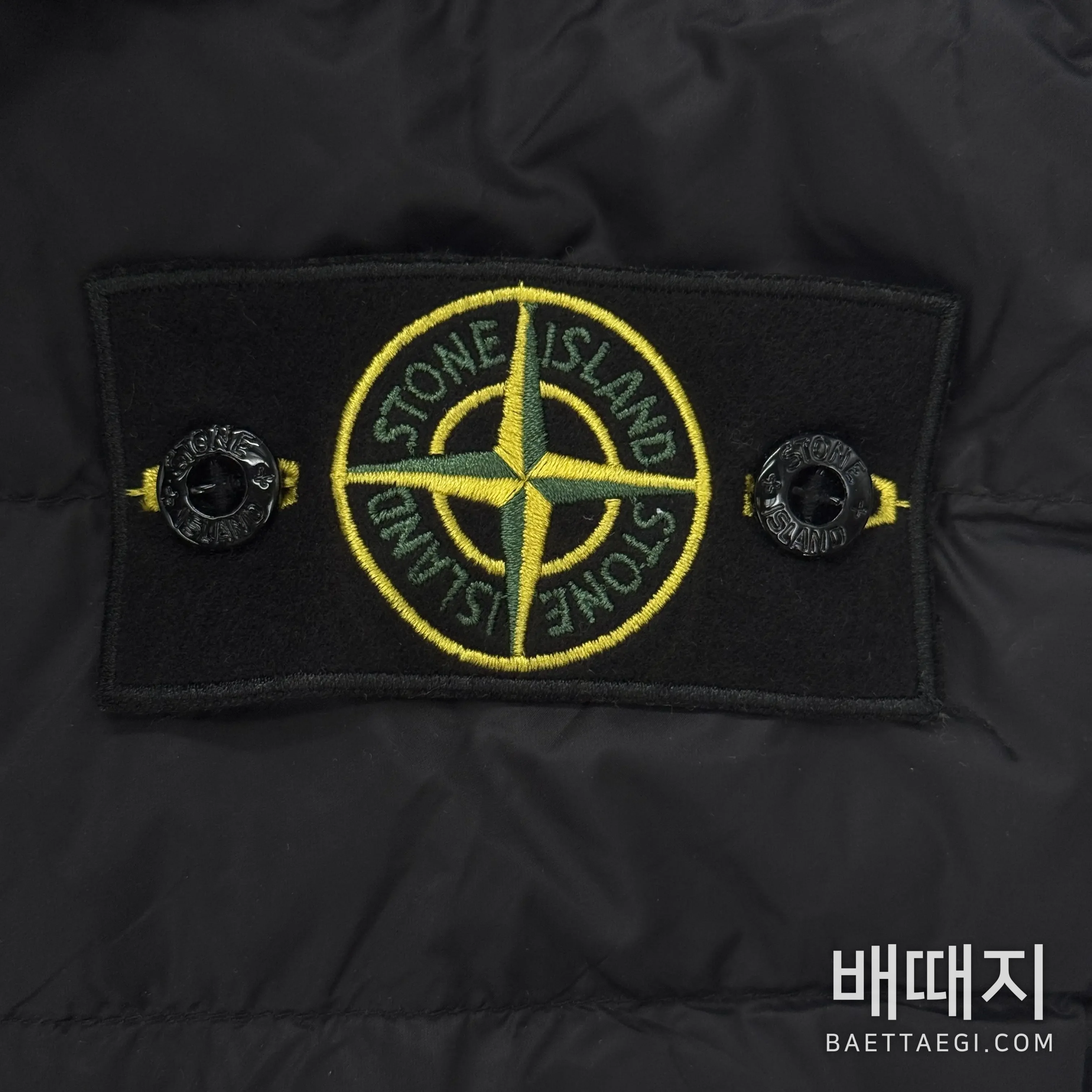 스톤아일랜드 더블 포켓 후드 맨투맨 자켓 207275 검수사진 4