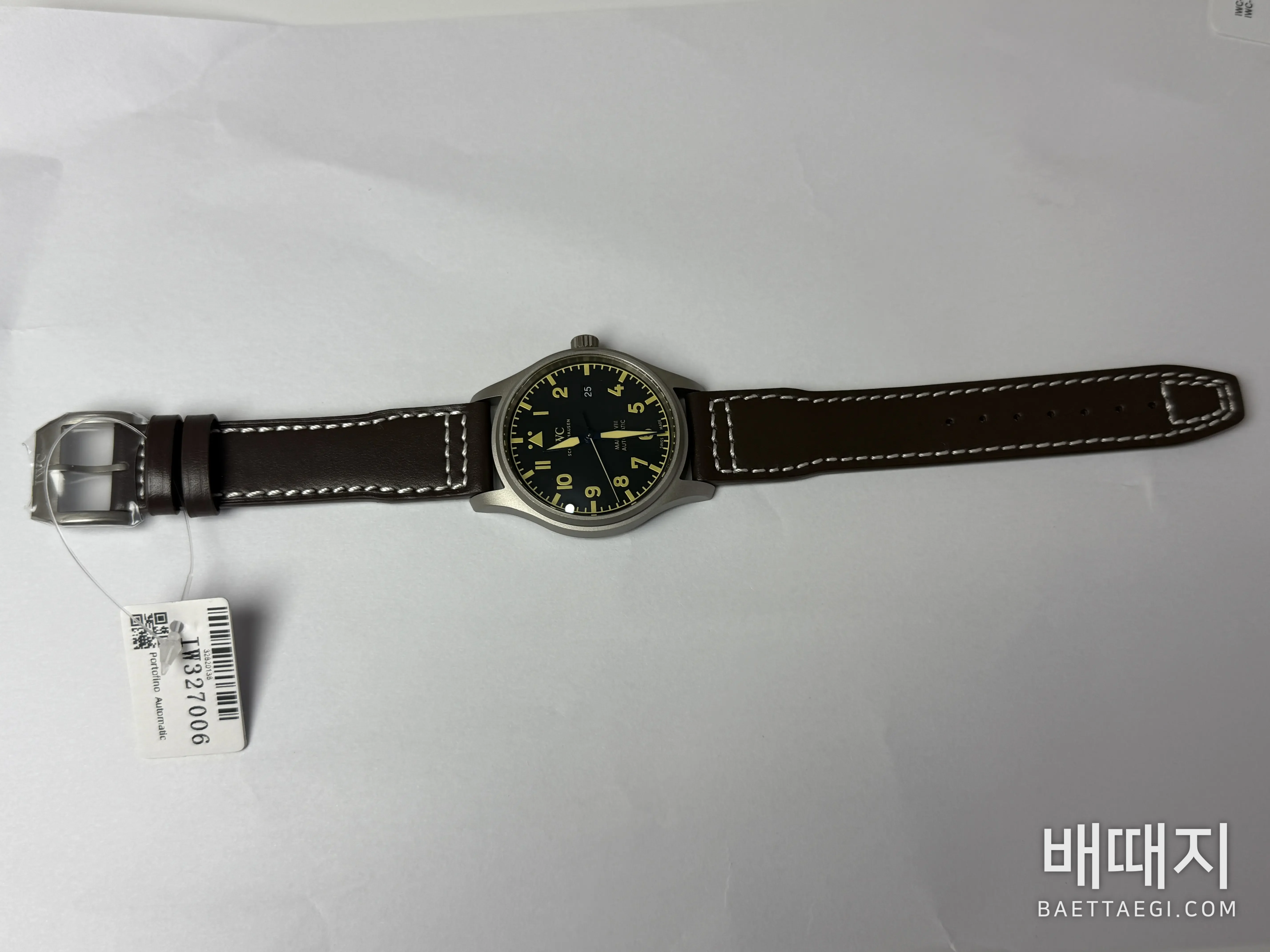 IWC 파일럿 마크 XVIII 티타늄 시계 IW327006 42502 검수사진 2