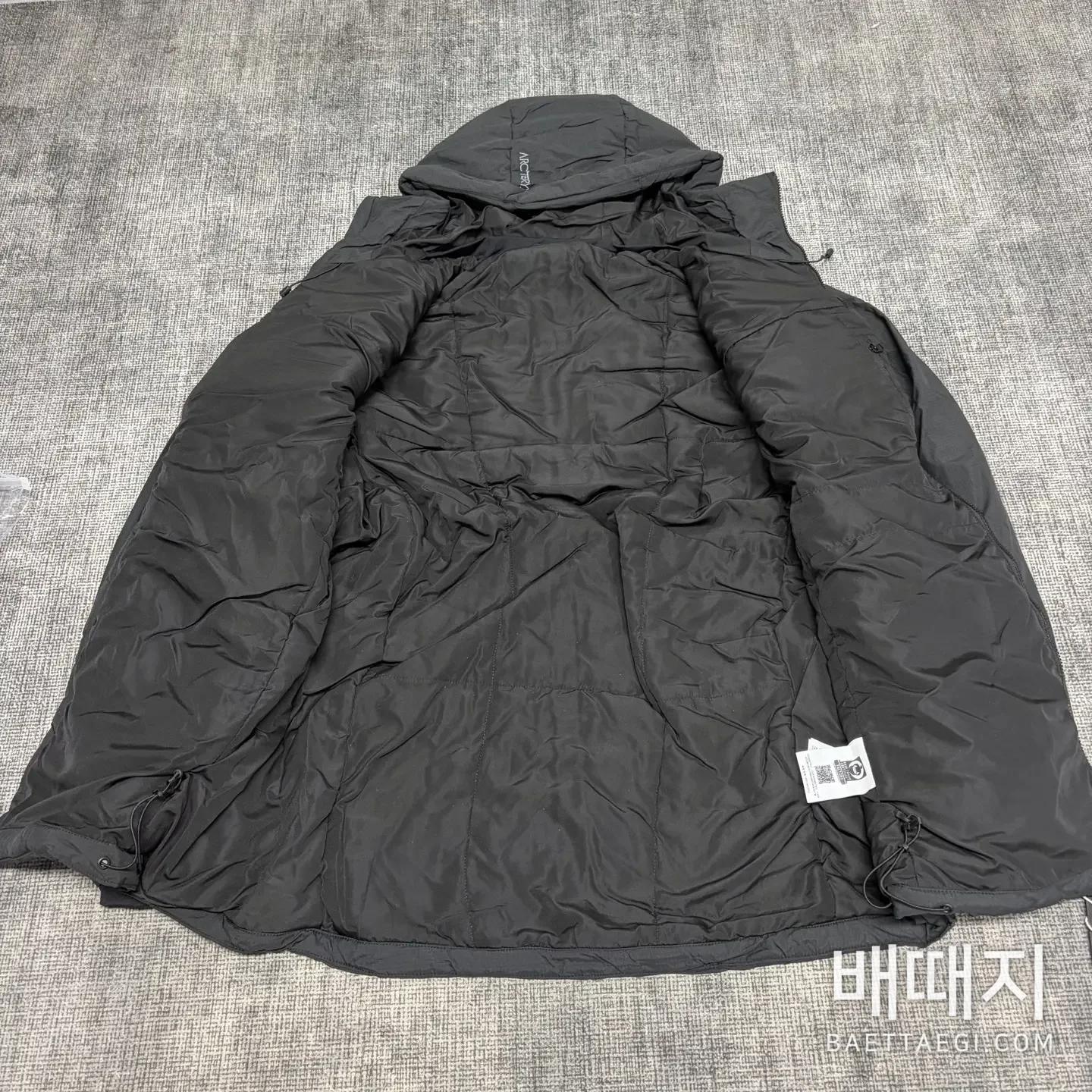아크테릭스 [TZ] 아톰 LT 후디 2.0 블랙 200179 Arc'teryx Atom LT Hoodie 2.0 검수사진 5