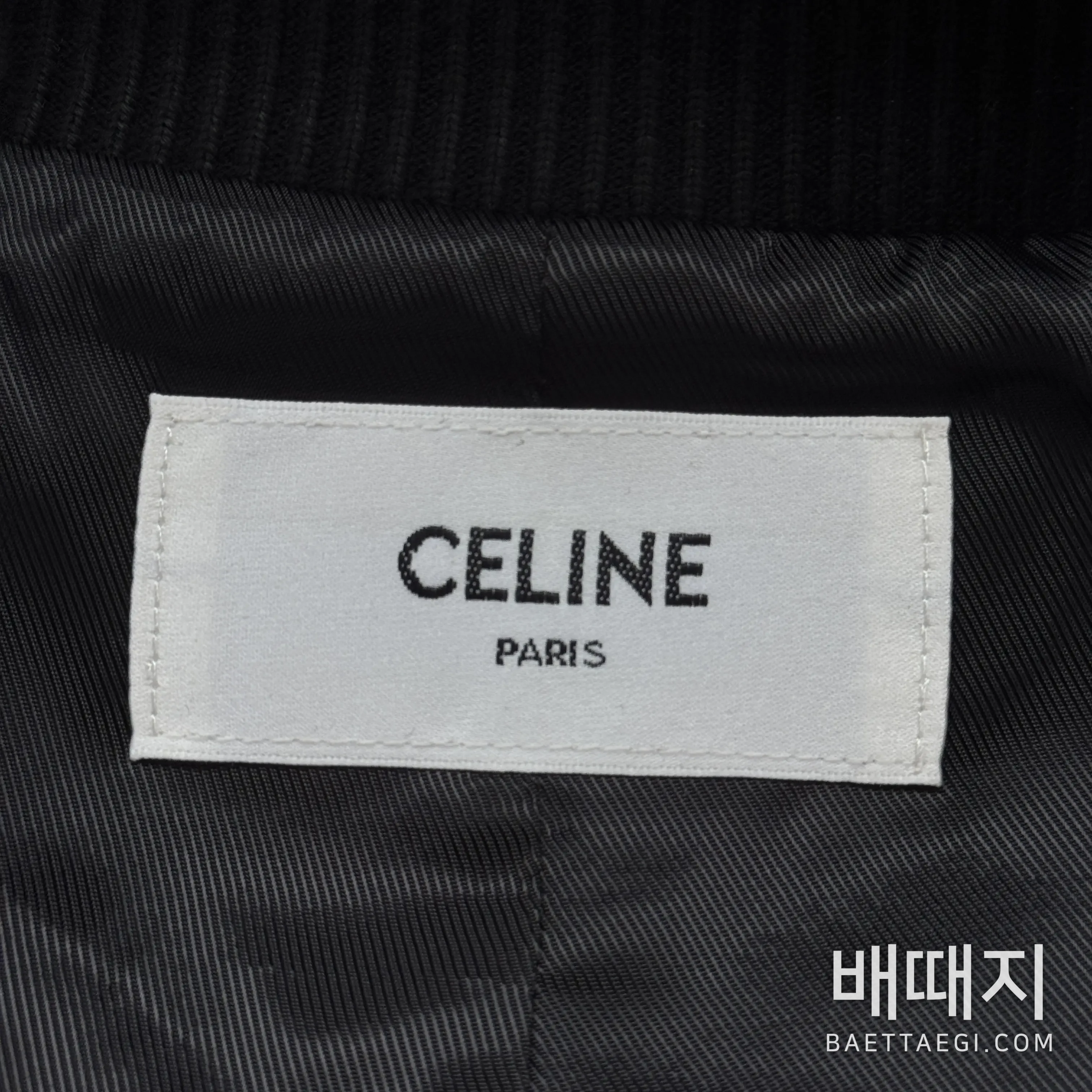 셀린느 울 베이스볼 자켓 검수사진 5