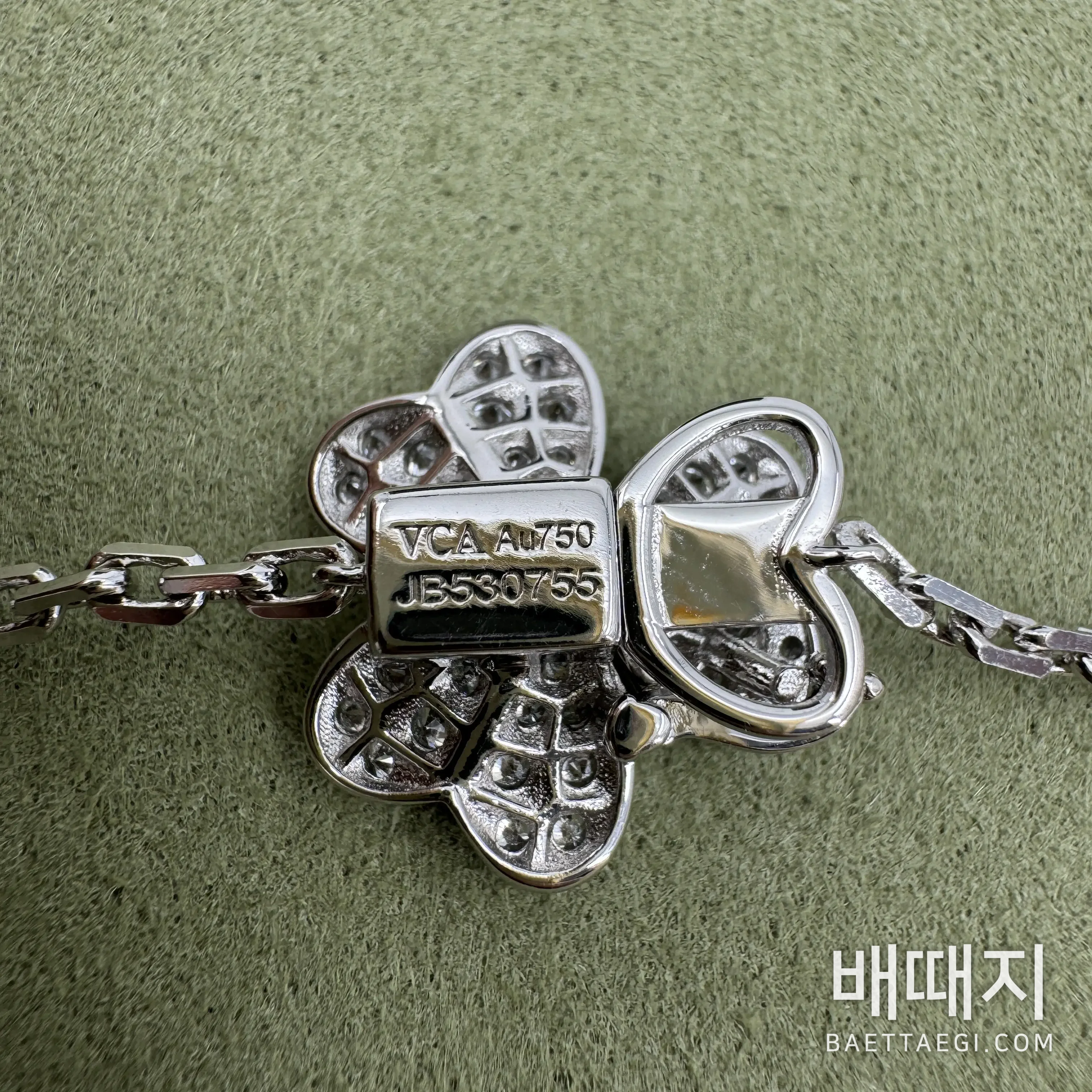 반클리프앤아펠 프리볼 하트 나인플라워 다이아몬드 목걸이 검수사진 5