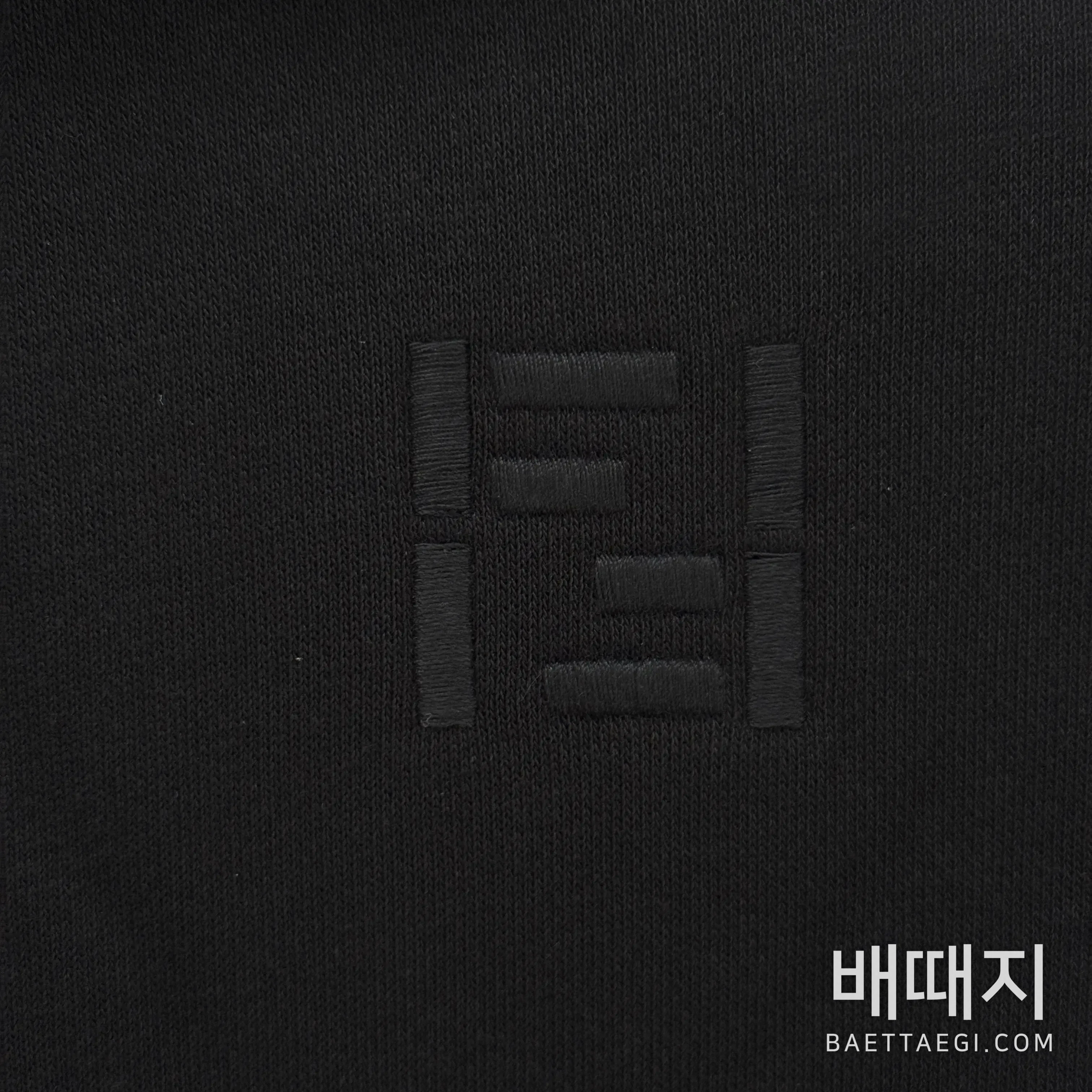 펜디 로고 자수 리본 남성 후드 207294 검수사진 3