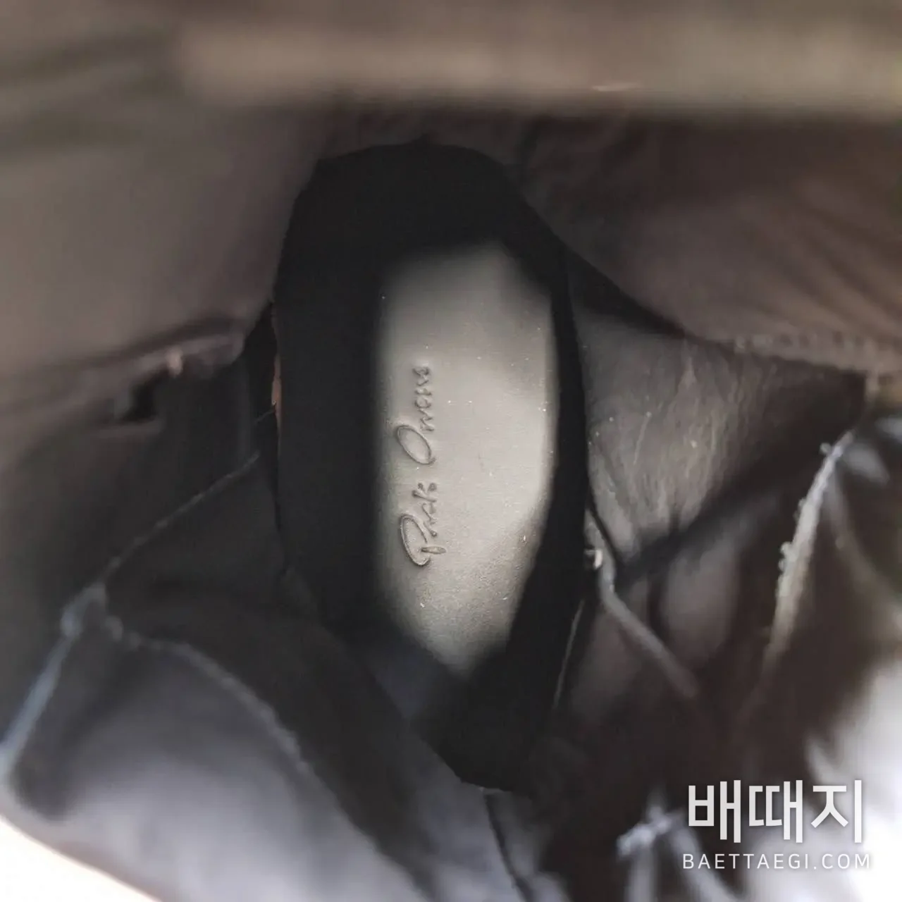 릭오웬스 플랫폼 스니커즈 38035 검수사진 8