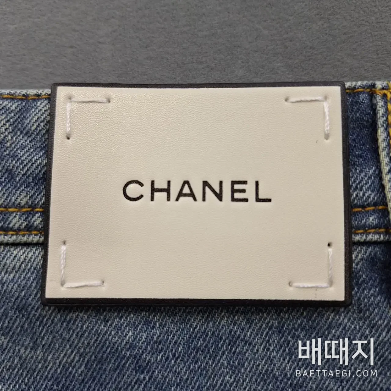 샤넬 데님 여성 바지 199449 검수사진 6