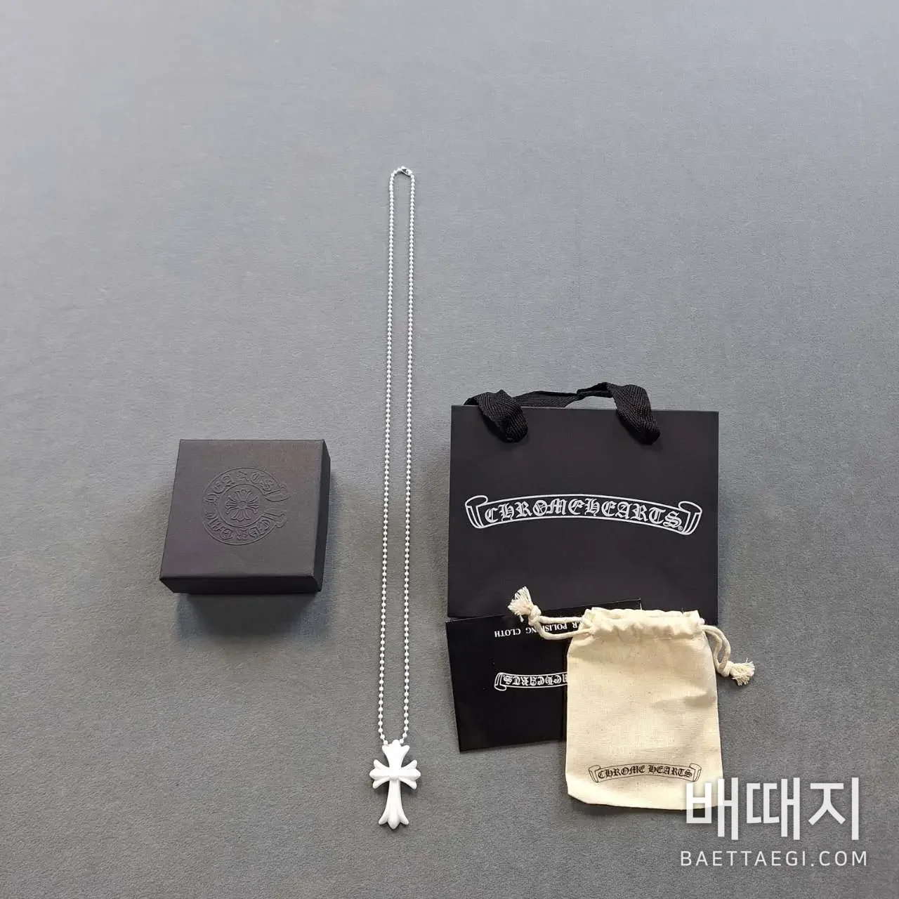 크롬하츠 레진 목걸이 163188 검수사진 1