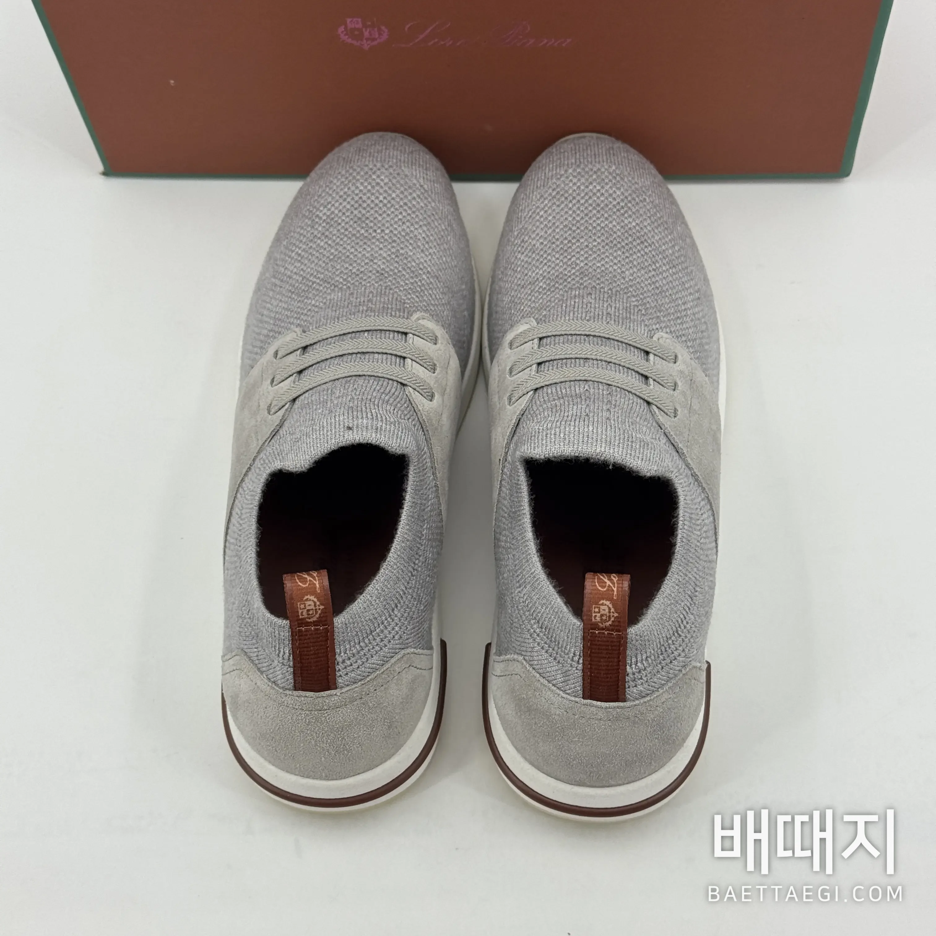 로로피아나 플렉시 워크 스니커즈 남성 화이트 울 FAI1650 검수사진 6