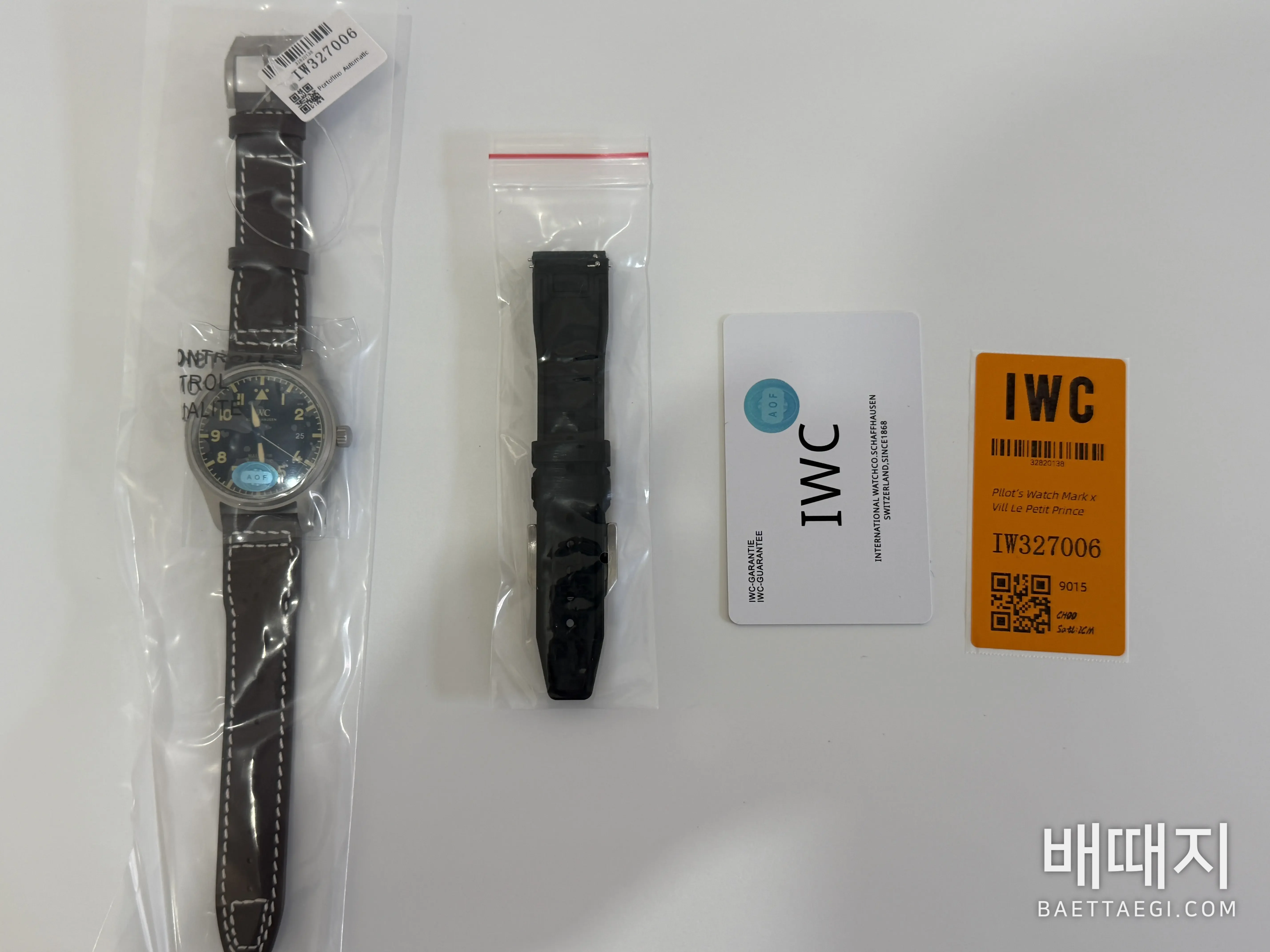 IWC 파일럿 마크 XVIII 티타늄 시계 IW327006 42502 검수사진 6