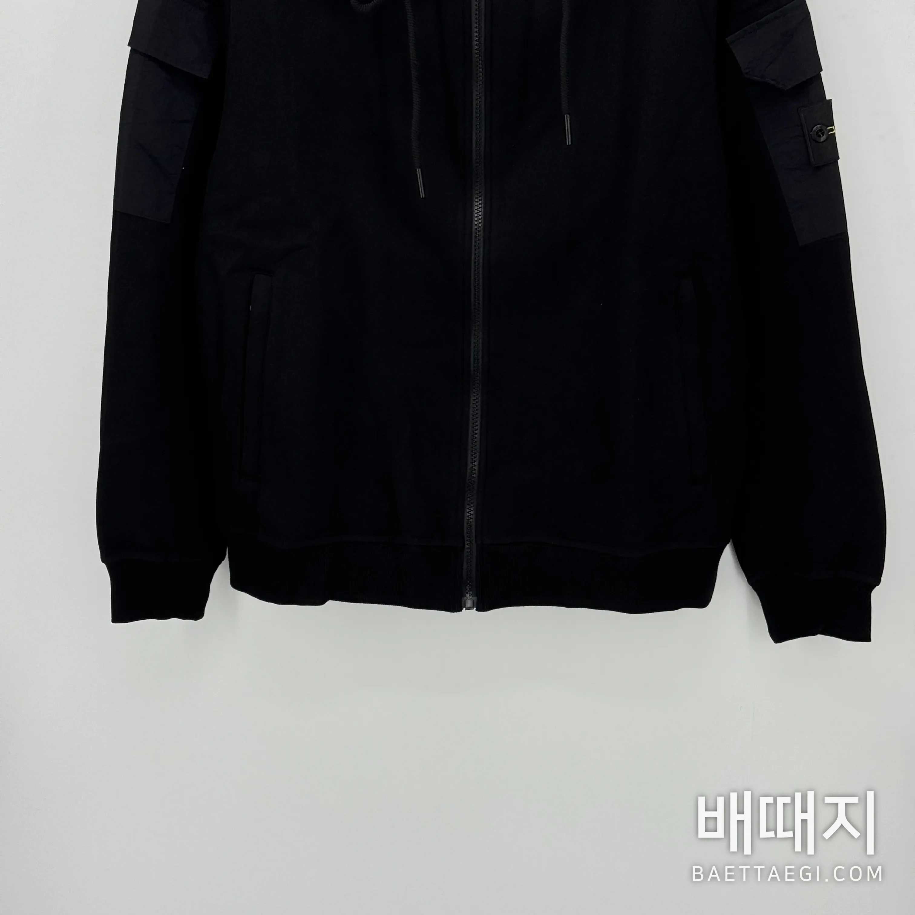 스톤아일랜드 더블 포켓 후드 맨투맨 자켓 207275 검수사진 5