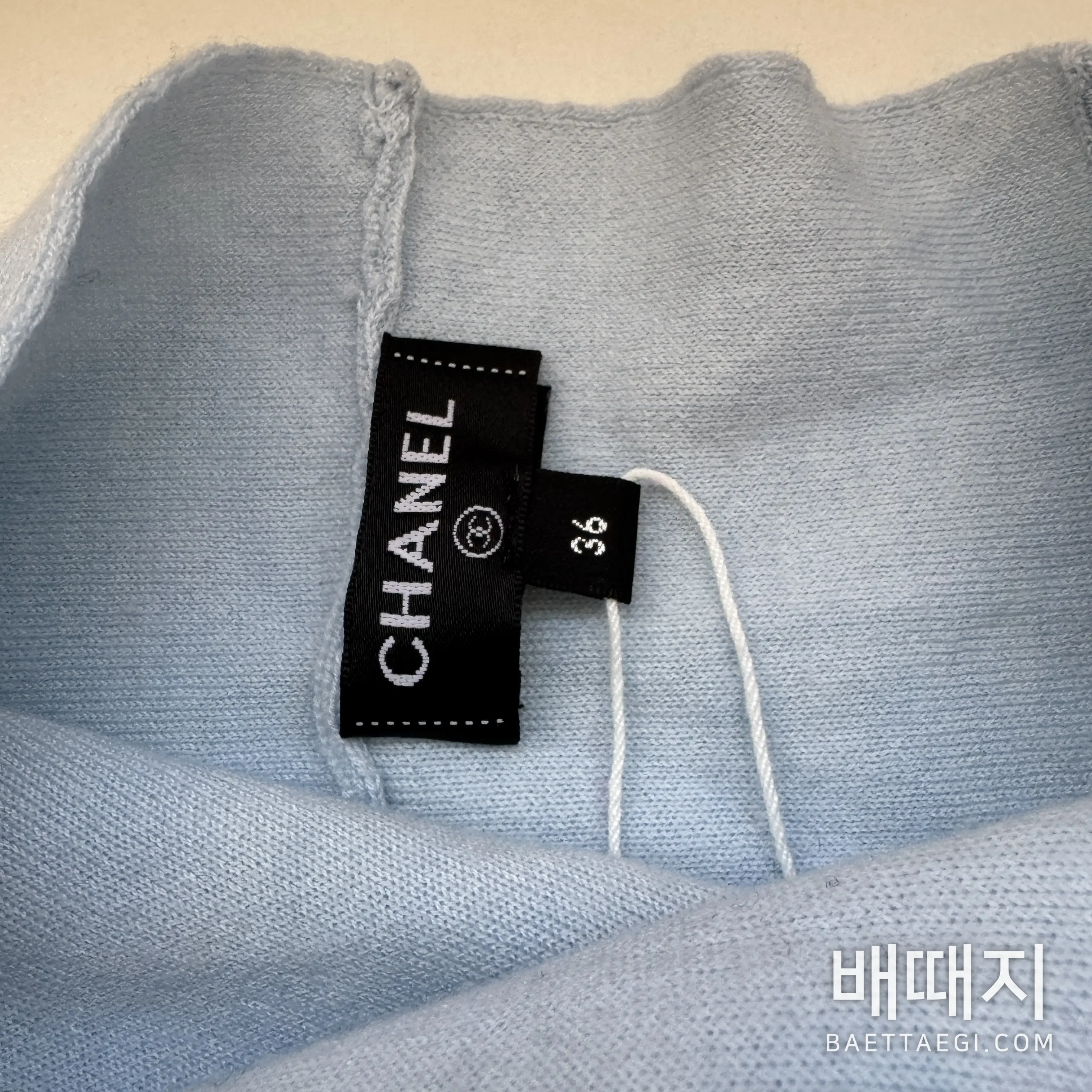 샤넬 스카프 긴팔 검수사진 5
