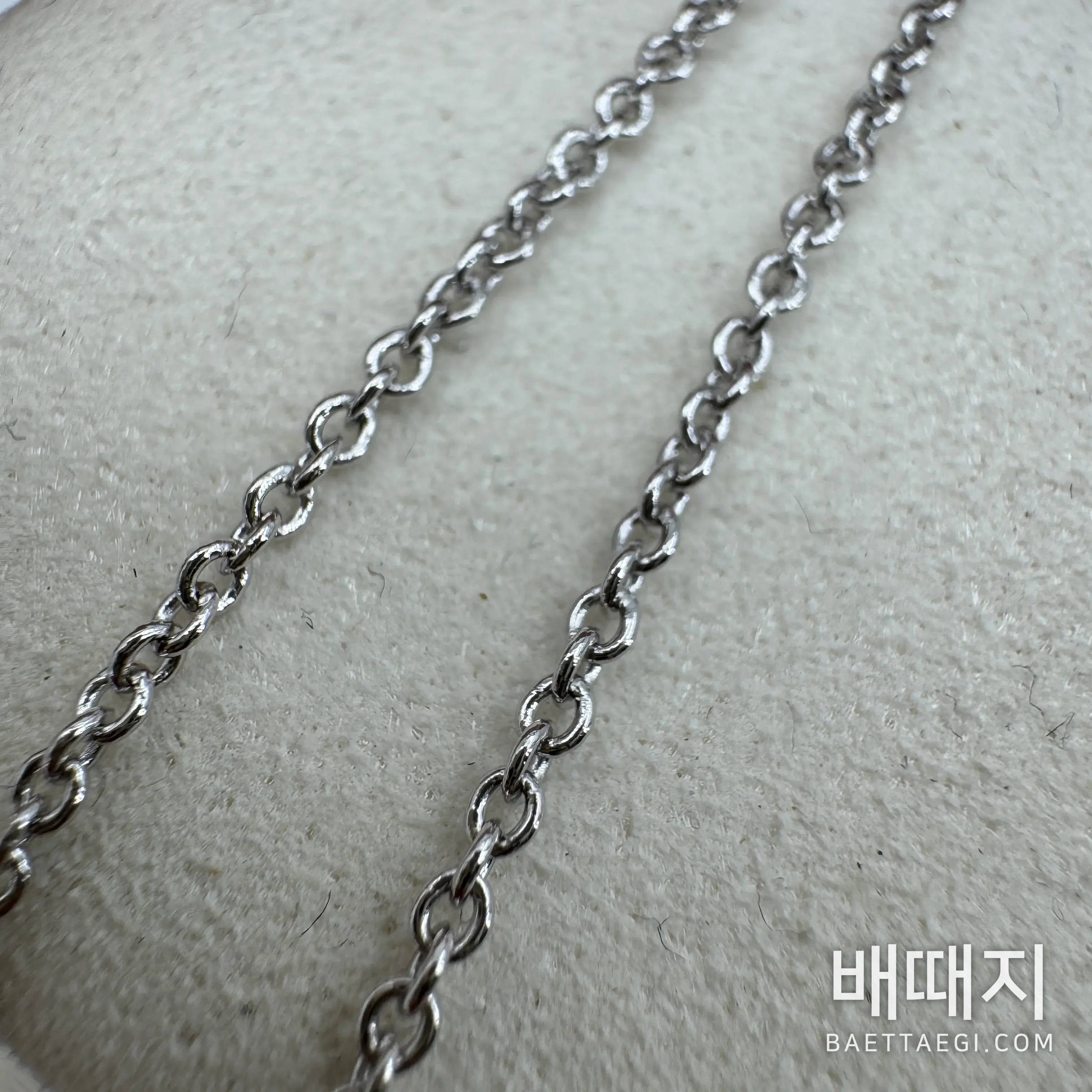 그라프 다이아몬드 꽃 모양 후프 목걸이 검수사진 5