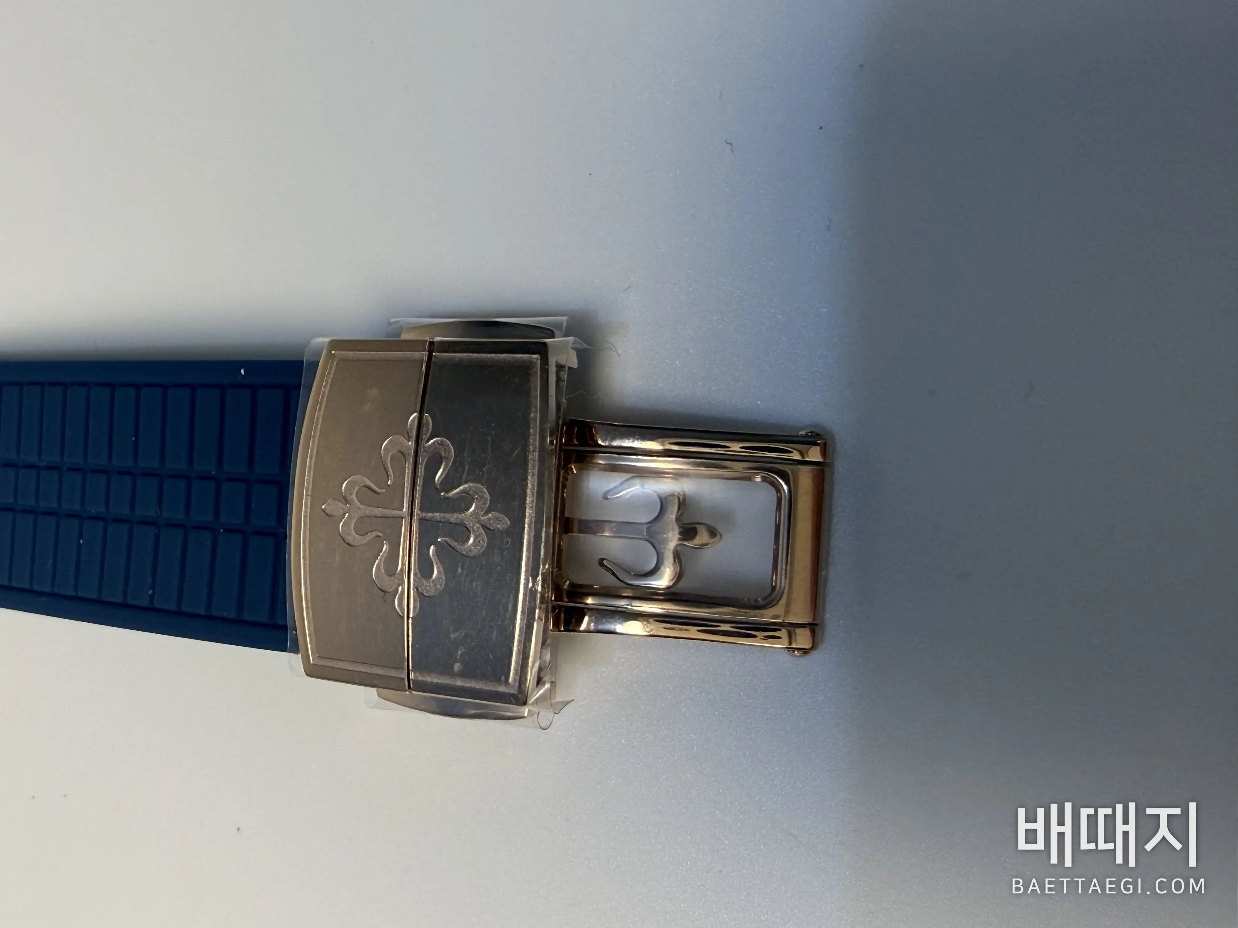 파텍필립 아쿠아넛 5261 R 다이아 자동 블루 다이얼 로즈골드 3K 공장 레플리카 43970 Patek Philippe 검수사진 3