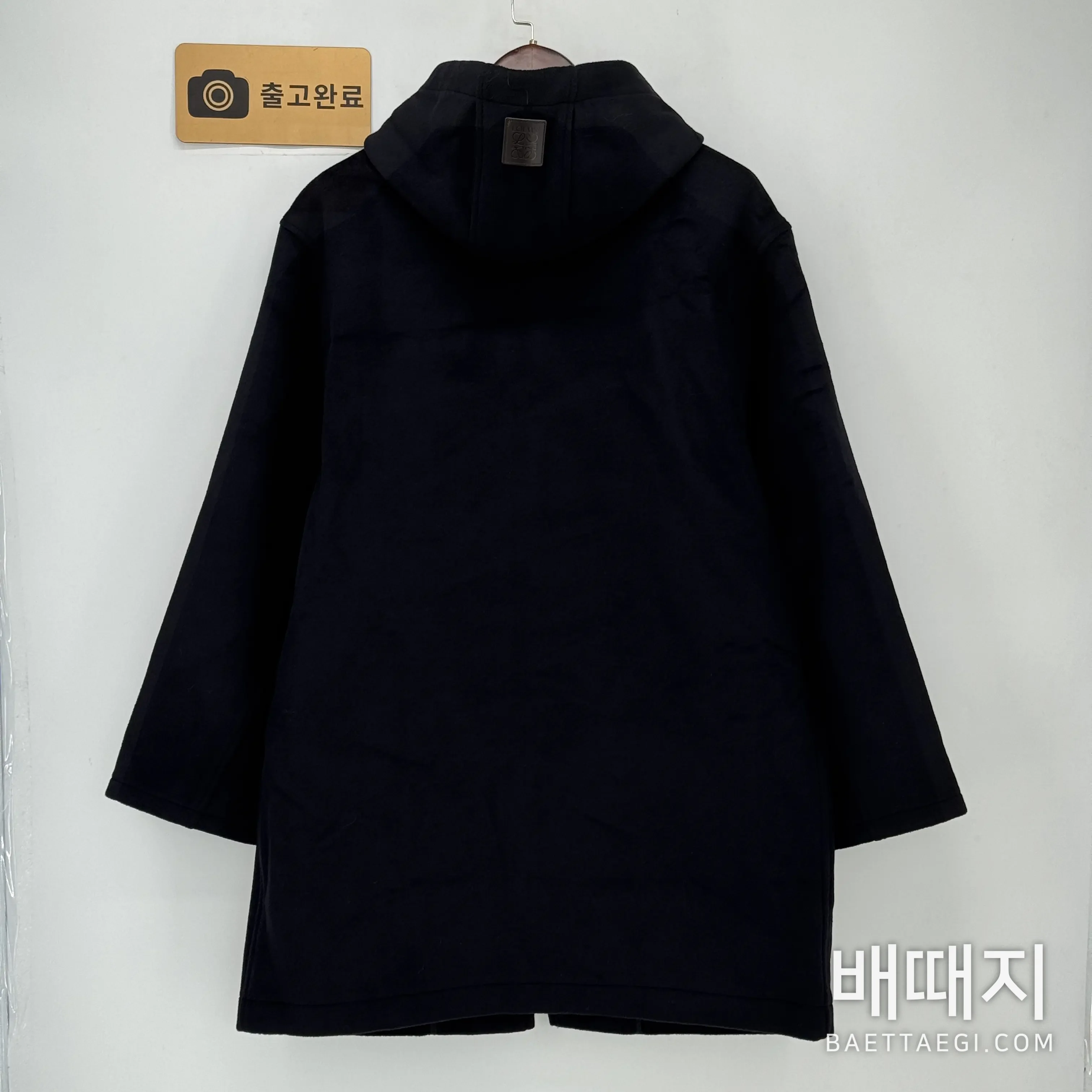 로에베 울 더블 페이스 후드 롱코트 검수사진 2