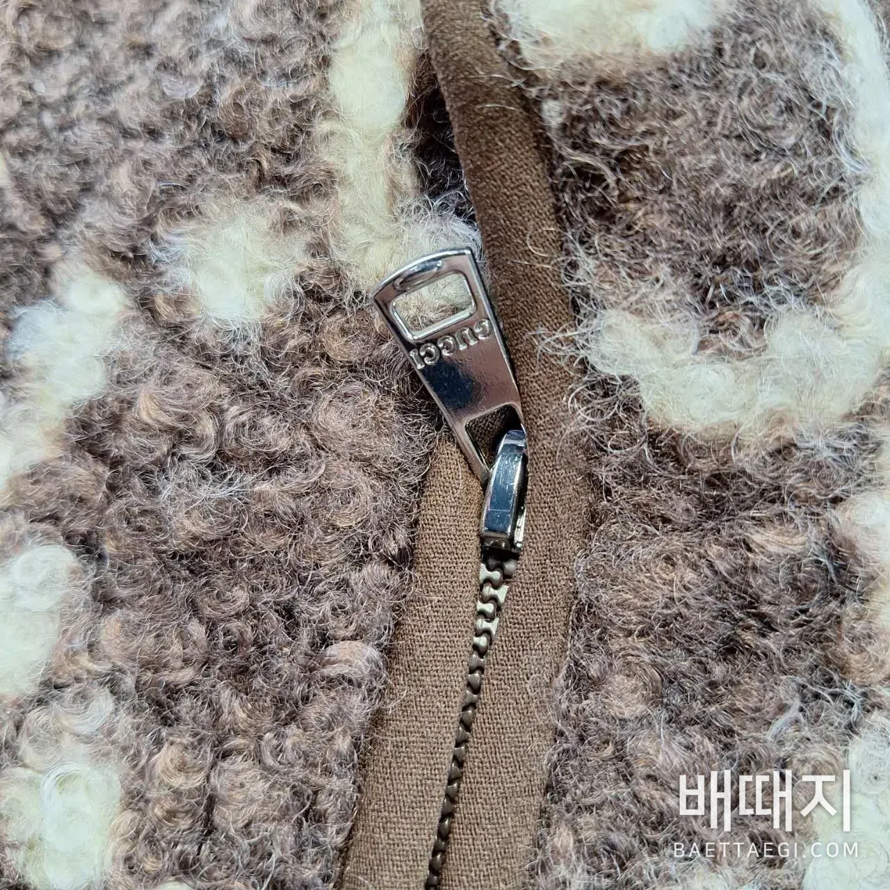구찌 GG 자카드 테디 자켓 검수사진 3