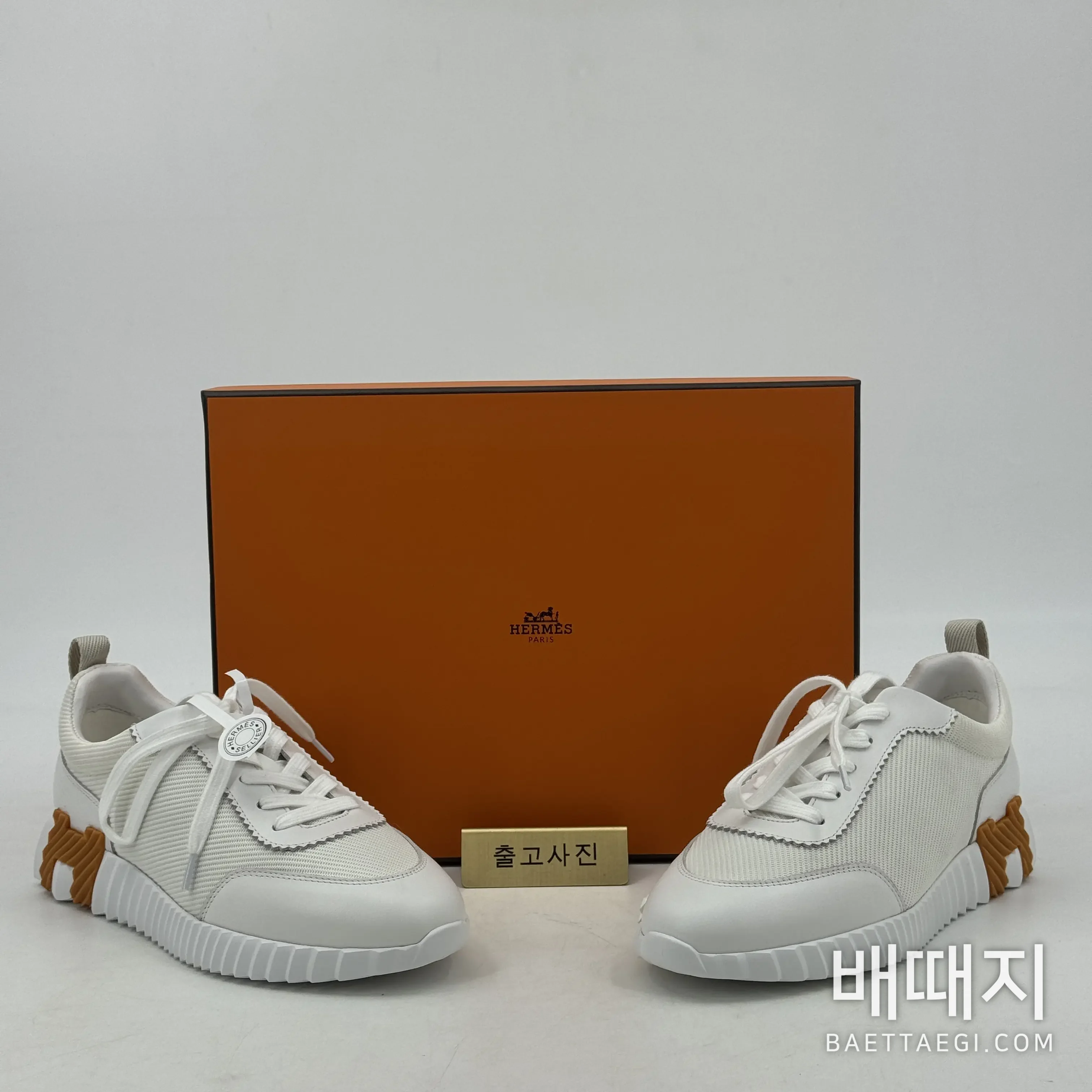 에르메스 바운싱 스니커즈 화이트 염소가죽 검수사진 1