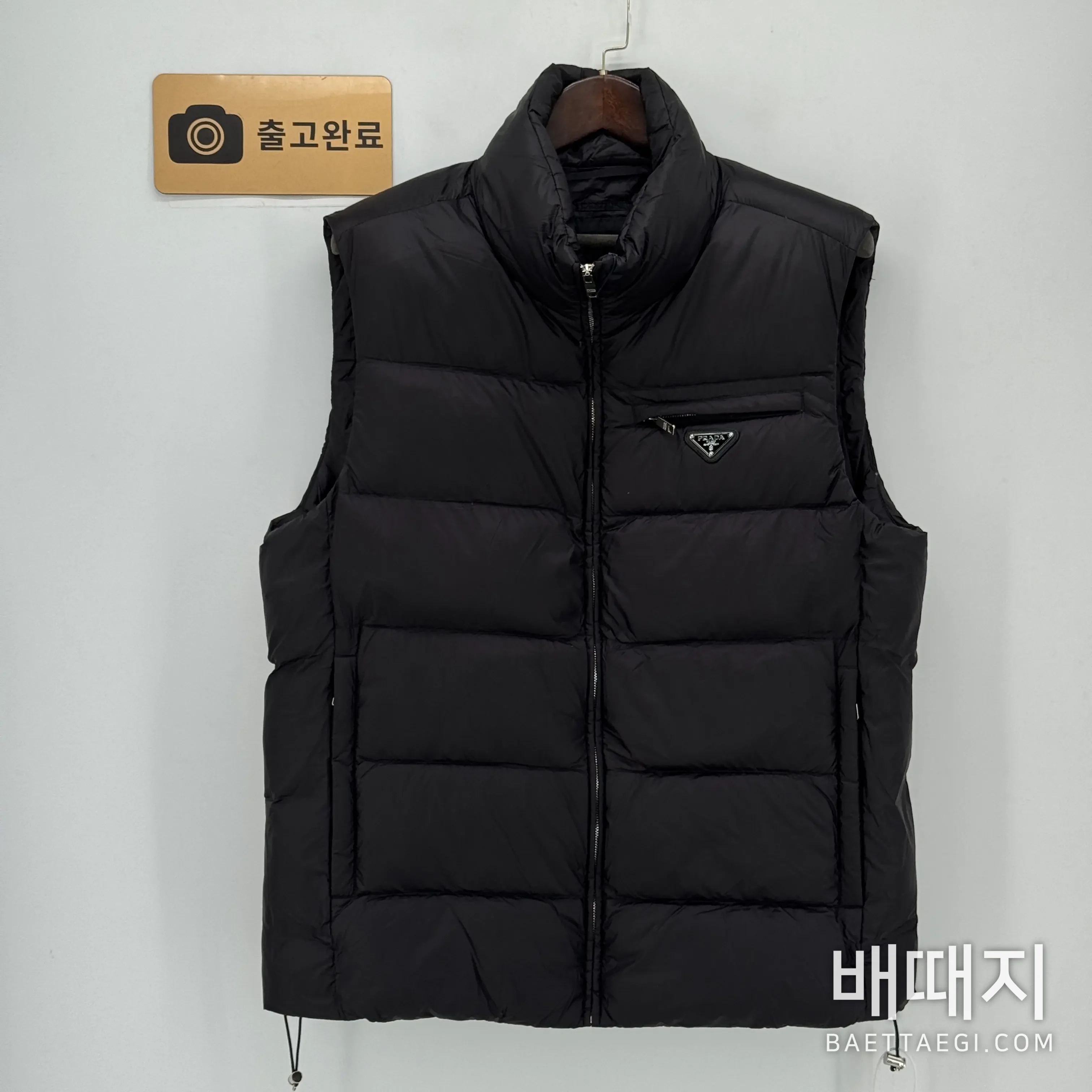 프라다 거위 솜털 남성 조끼 207265 검수사진 1