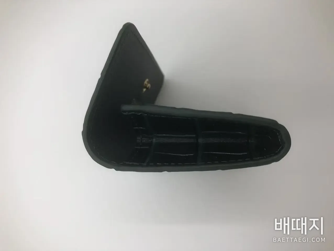 샤넬 그린 크로코다일 카드홀더 지갑 150005 검수사진 6