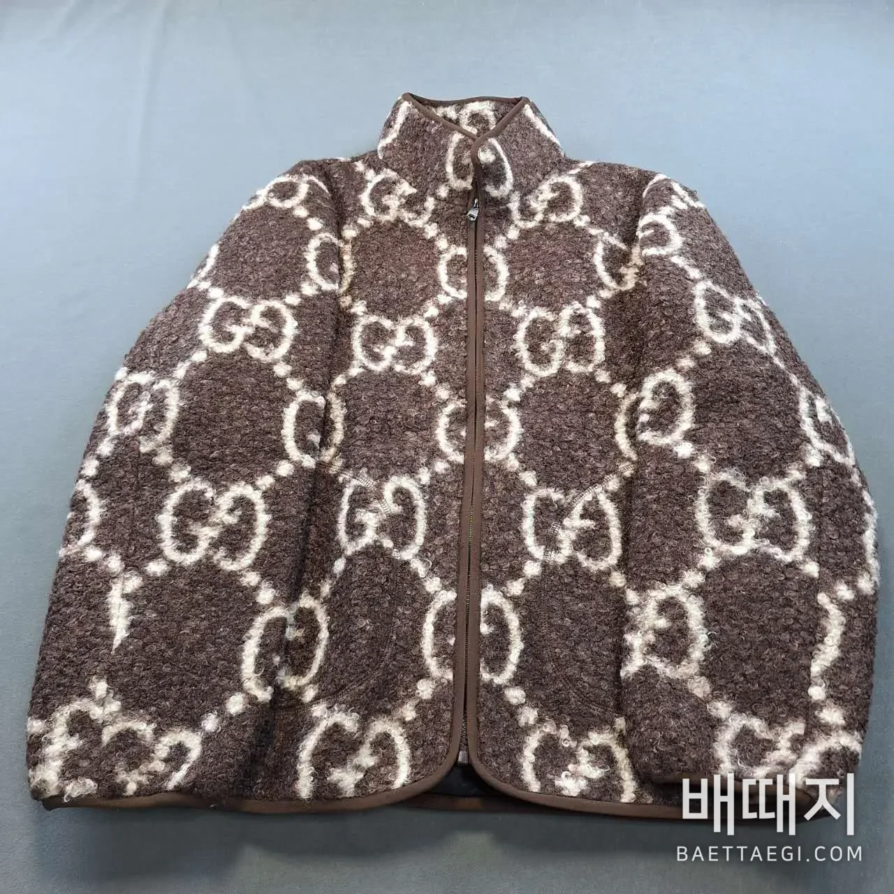 구찌 GG 자카드 테디 자켓 검수사진 1