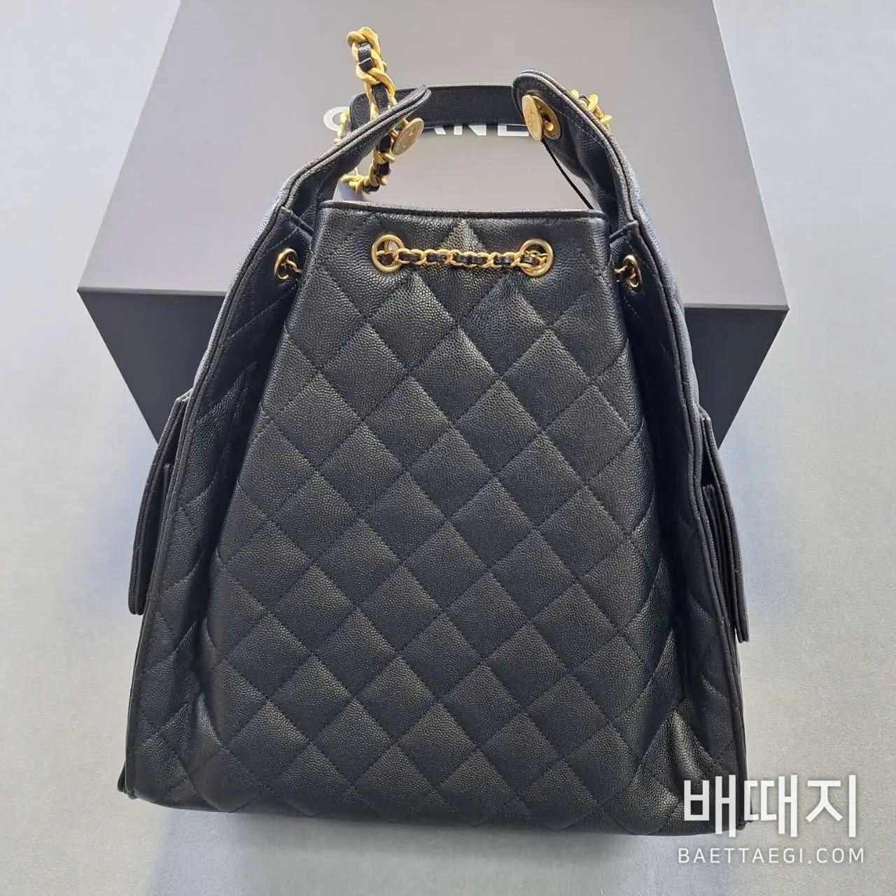 샤넬 캐비어 버킷백 193817 검수사진 8