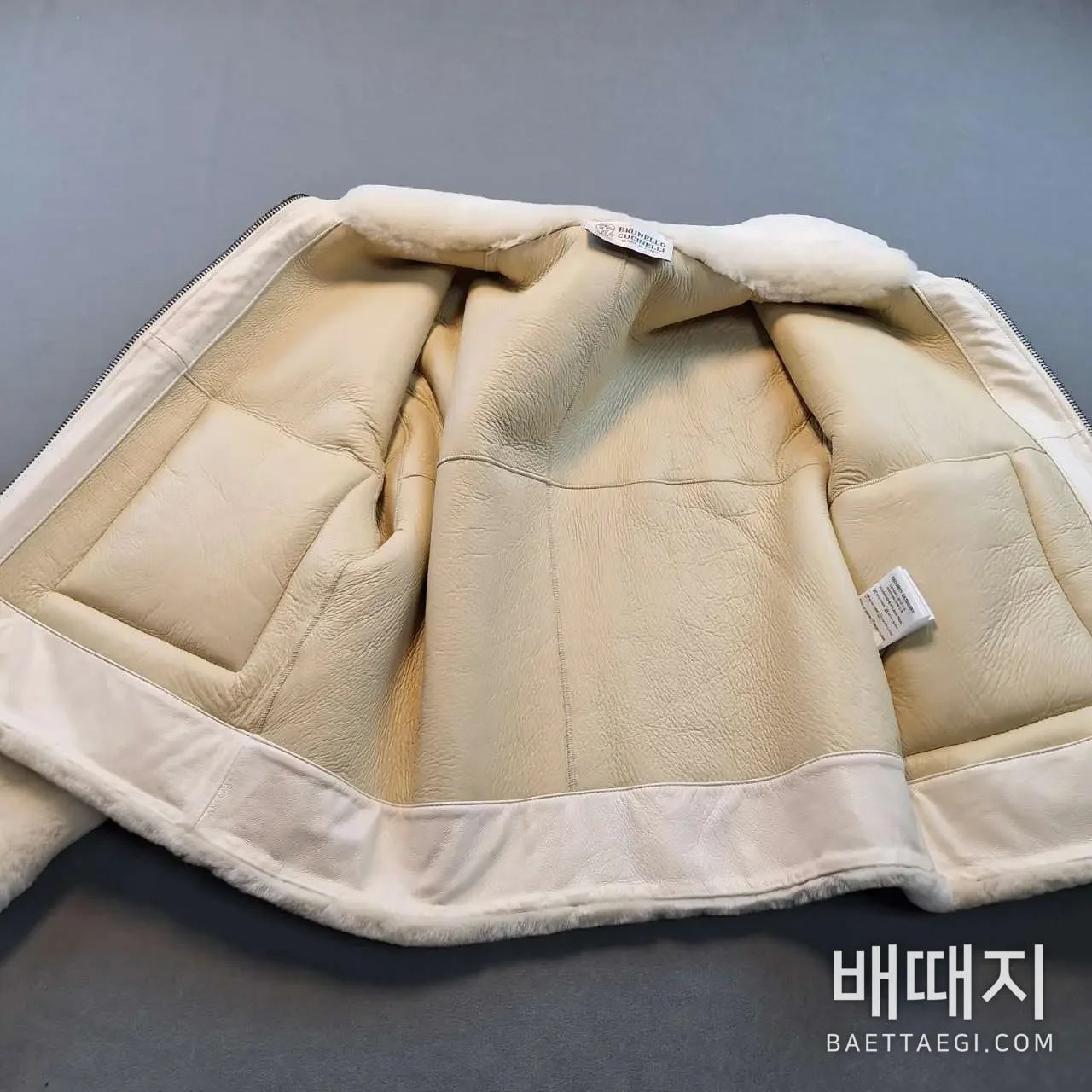 브루넬로쿠치넬리 양가죽 모피 여성 자켓 206296 검수사진 6