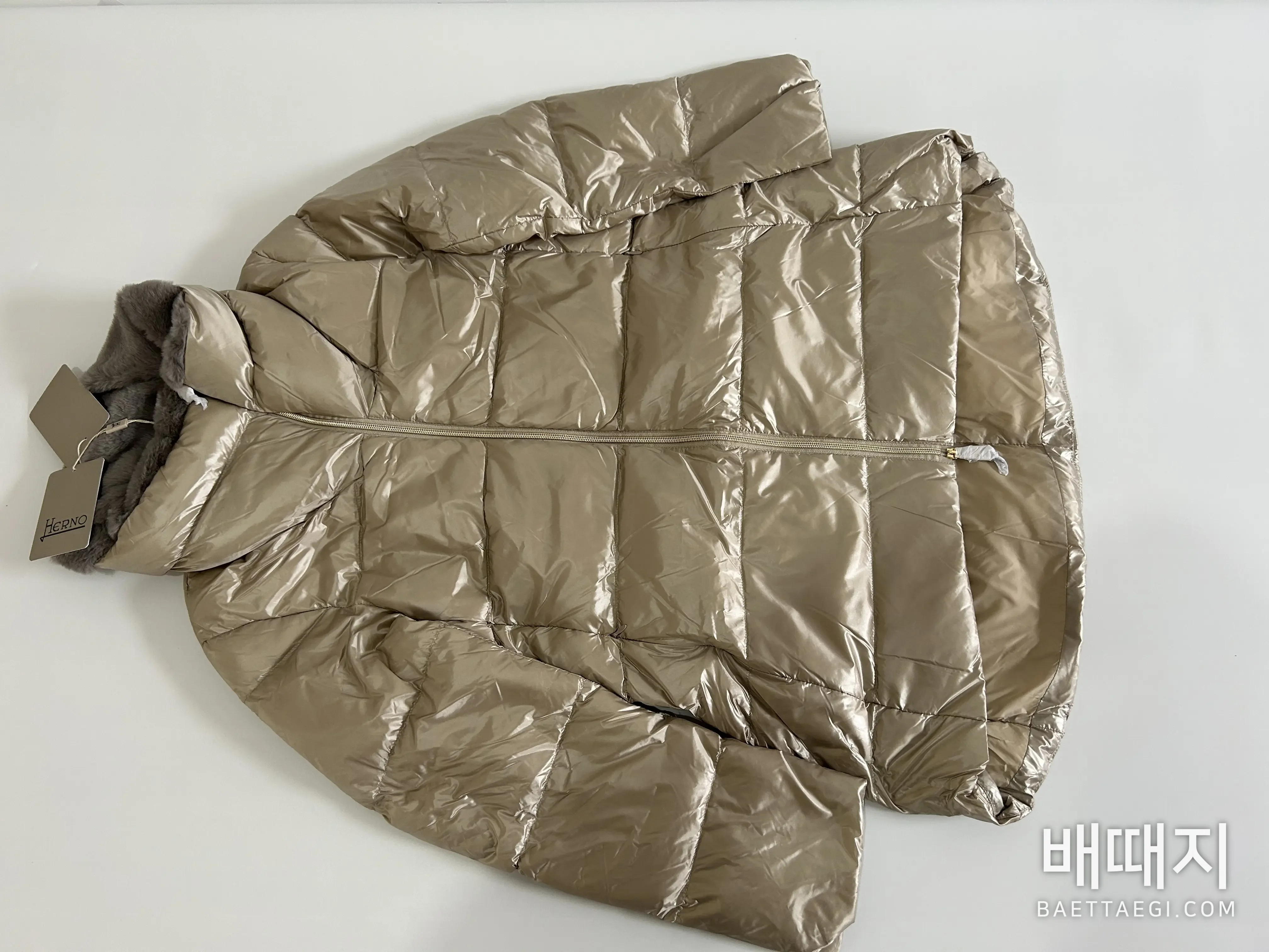 에르노 화이트 구스 다운 여성 패딩 AH-803 검수사진 1