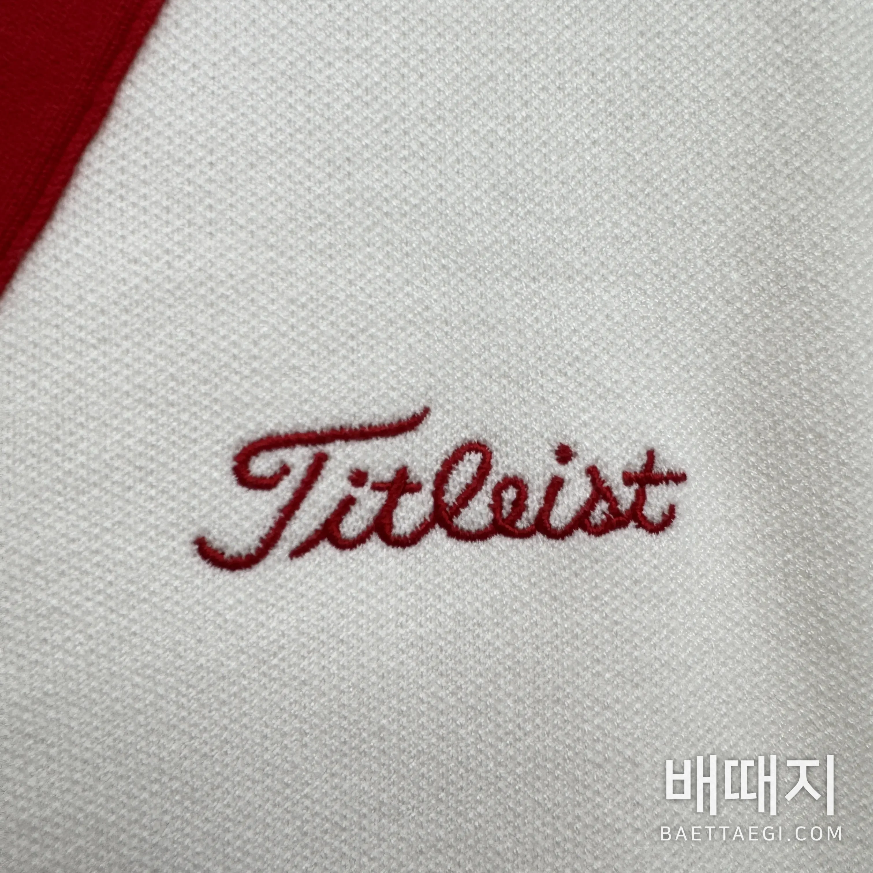 타이틀리스트 여성 V넥 니트 탑 205613 검수사진 4