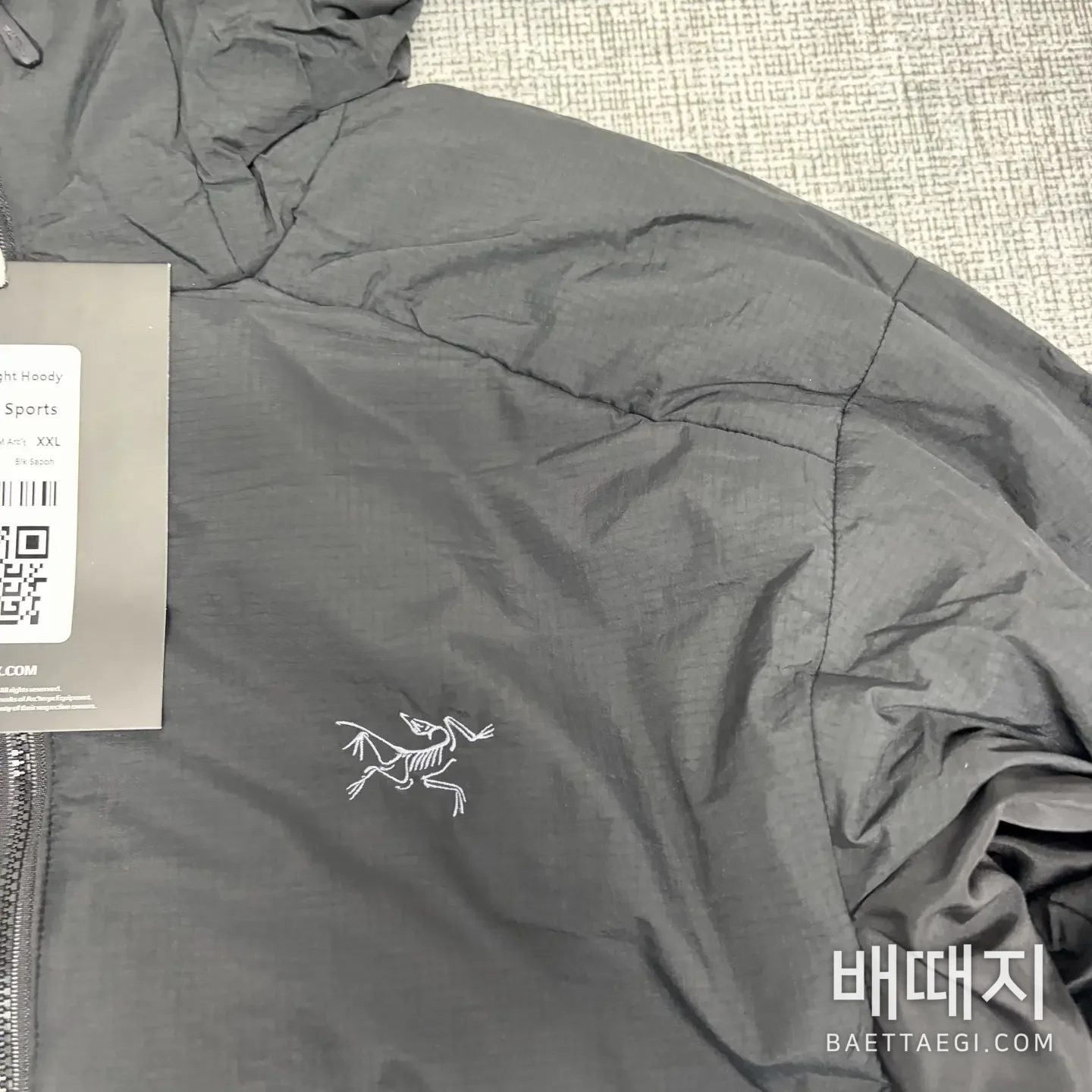 아크테릭스 [TZ] 아톰 LT 후디 2.0 블랙 200179 Arc'teryx Atom LT Hoodie 2.0 검수사진 4