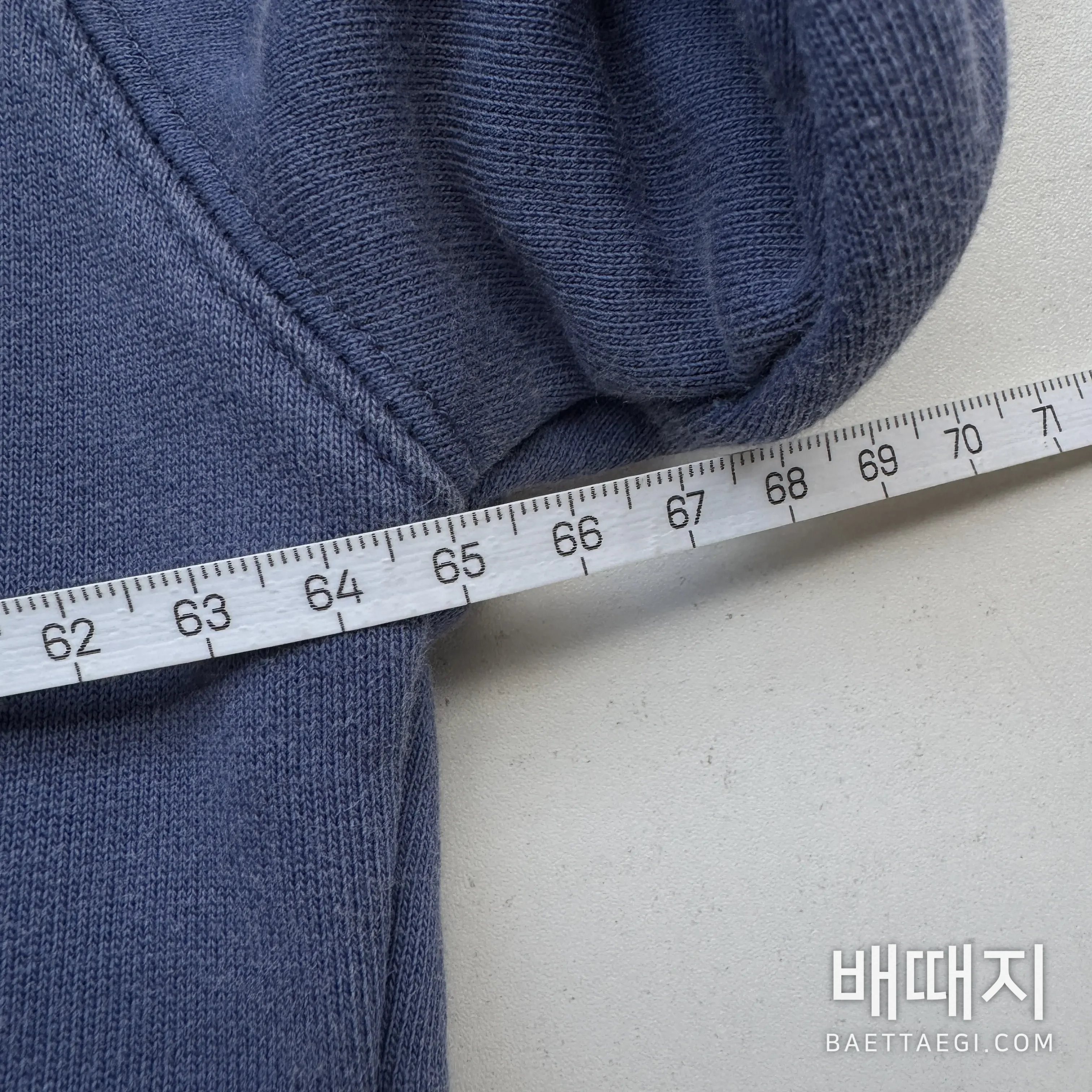 발렌시아가 워시드 테이프 손상 남성 후드 158455 검수사진 8