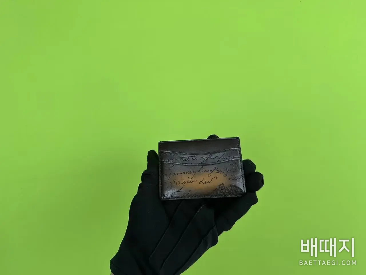 벨루티 탑 그레인 소가죽 카드홀더 지갑 159783 검수사진 8