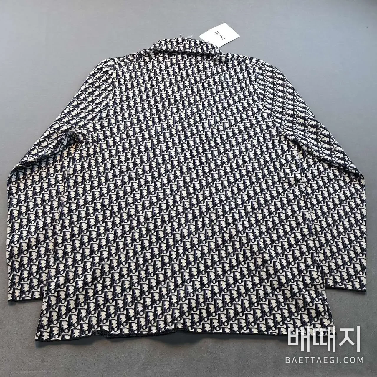 디올 오블리크 자카드 남성 긴팔 셔츠 186324 검수사진 2