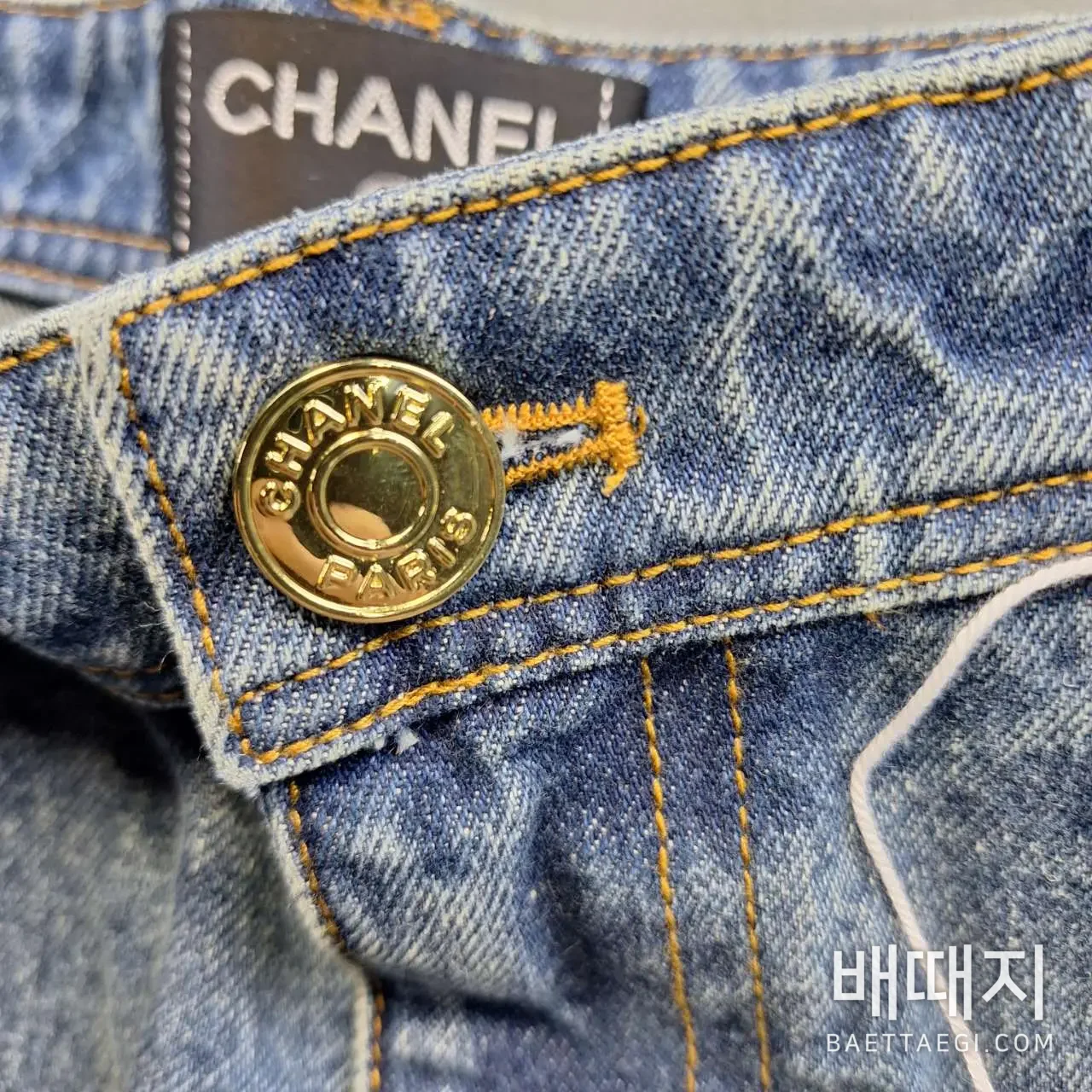 샤넬 데님 여성 바지 199449 검수사진 4