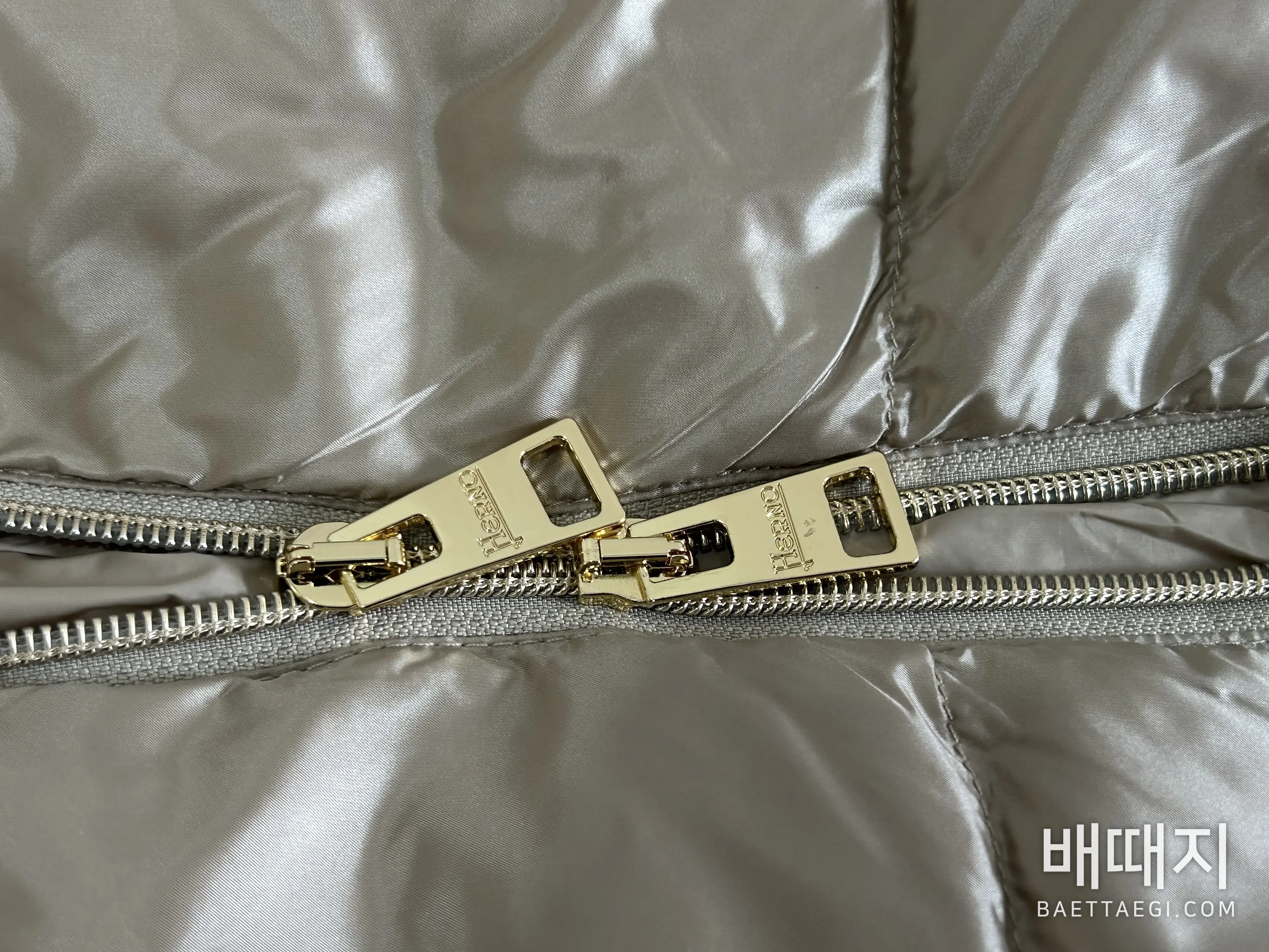 에르노 화이트 구스 다운 여성 패딩 AH-803 검수사진 6