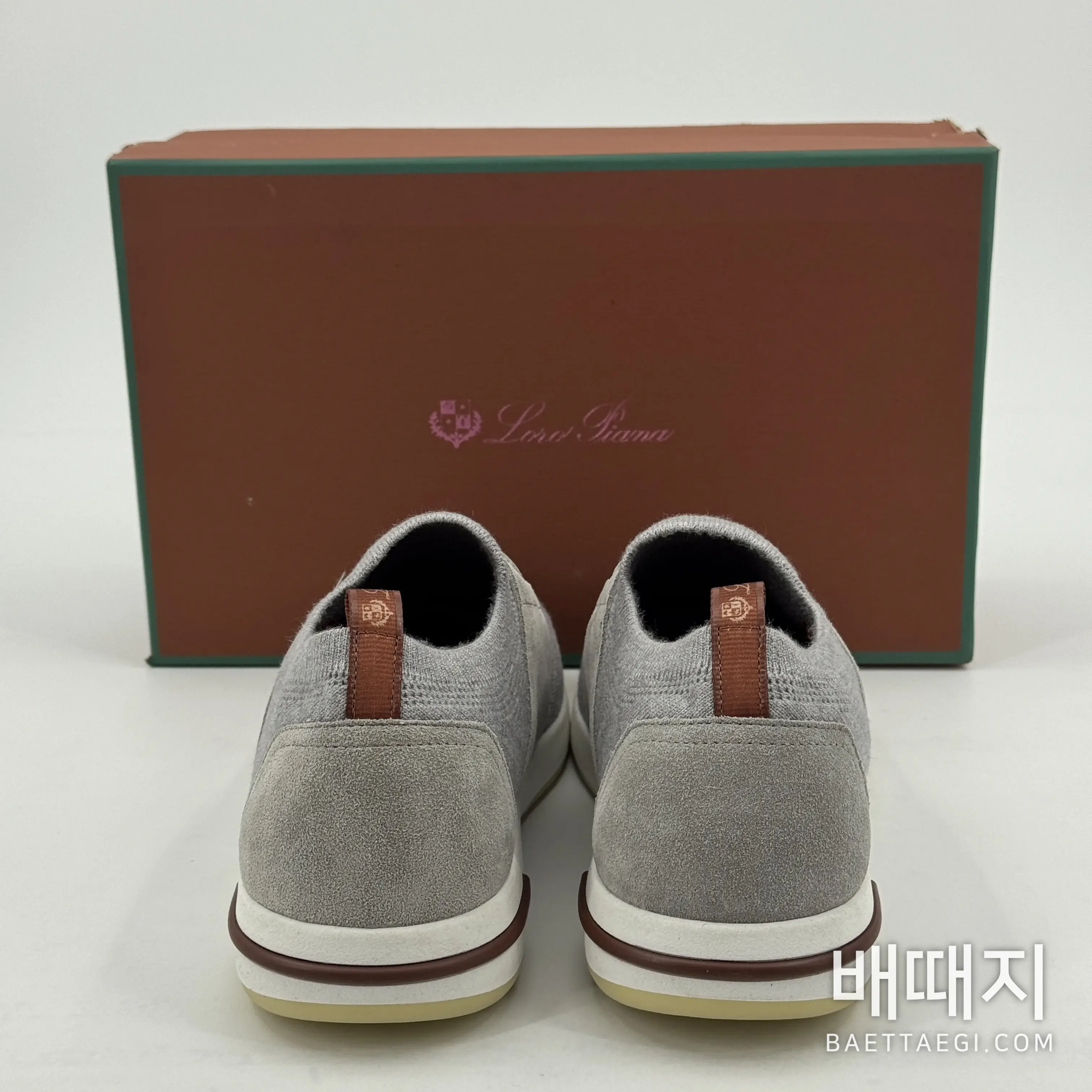 로로피아나 플렉시 워크 스니커즈 남성 화이트 울 FAI1650 검수사진 5