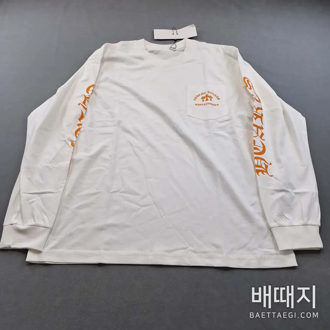 크롬하츠 오렌지 스리 크로스 남성 긴팔 159829 검수사진 1
