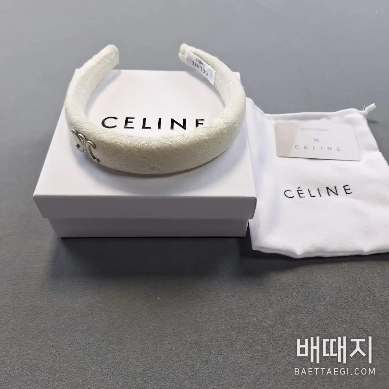 셀린느 헤어밴드 검수사진 1