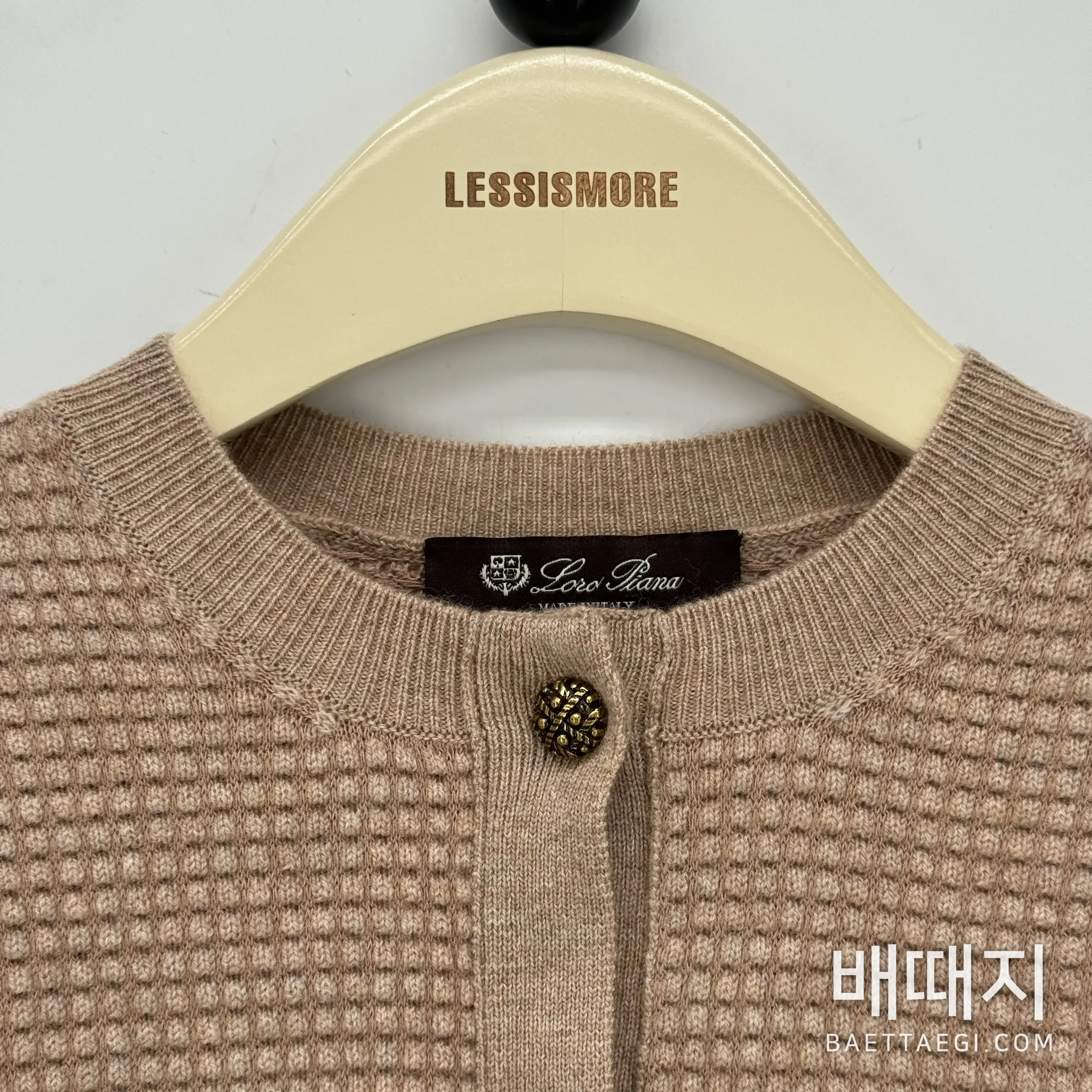 로로피아나 빈티지 스타일 여성 자켓 검수사진 2