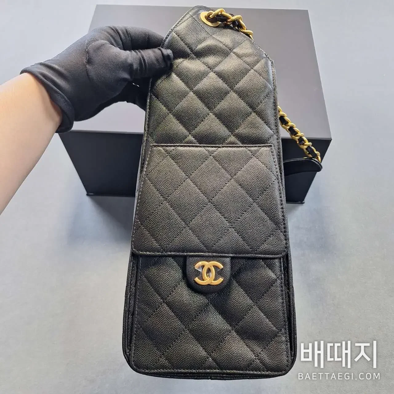 샤넬 캐비어 버킷백 193817 검수사진 10