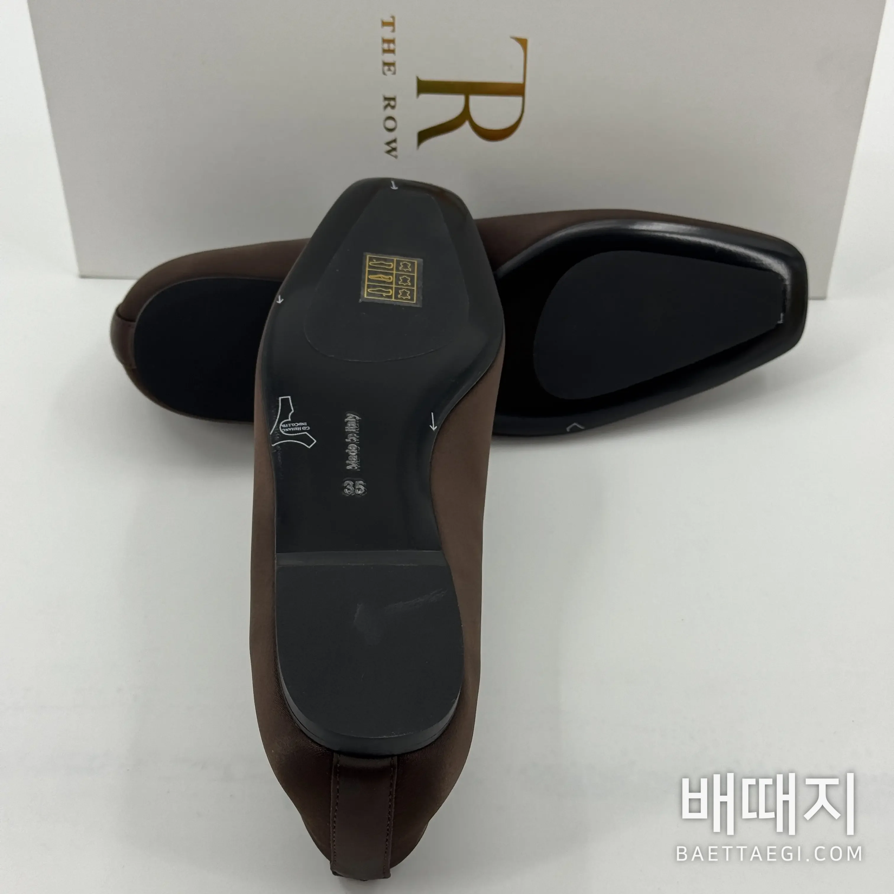 더로우 스퀘어토 플랫슈즈 95623 검수사진 5