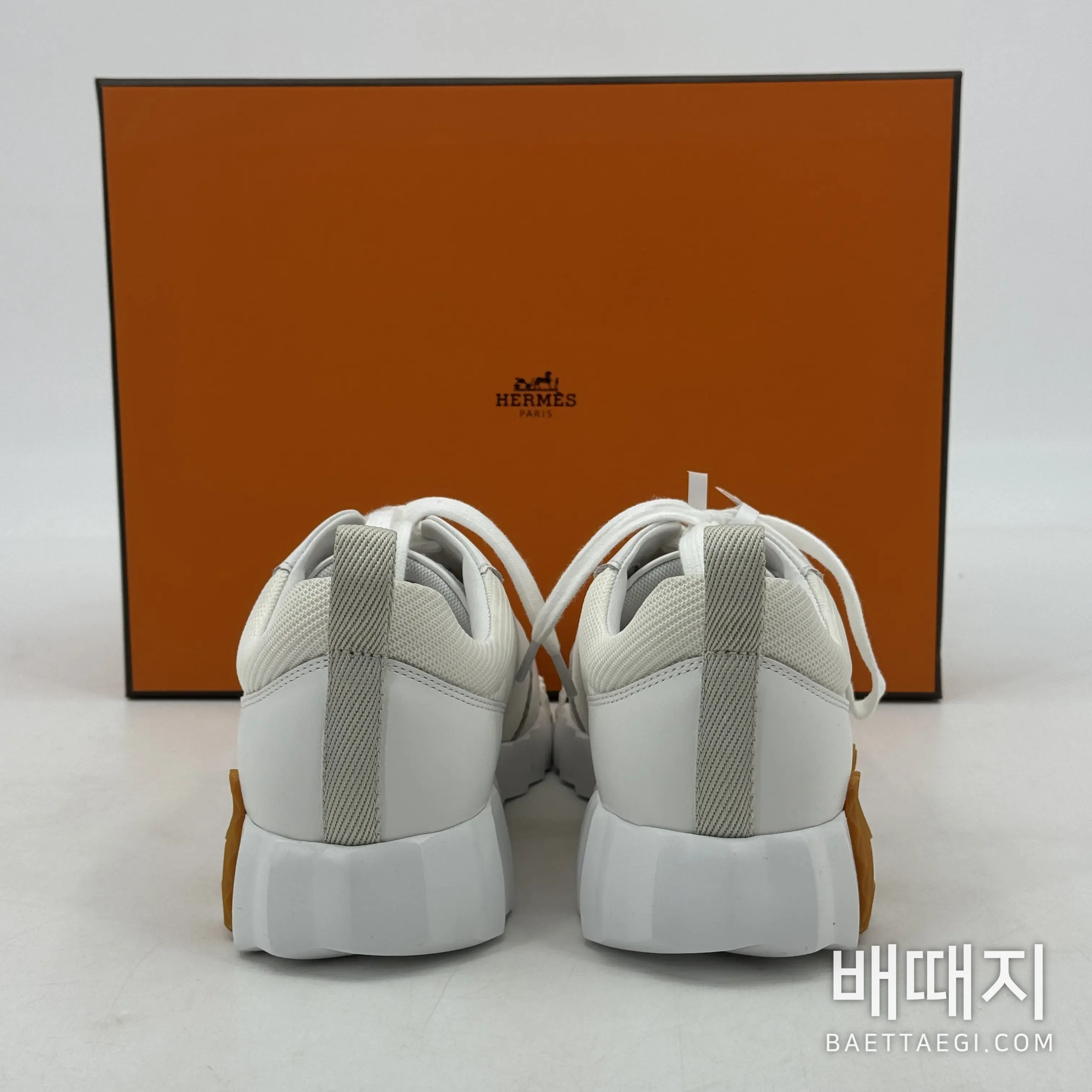에르메스 바운싱 스니커즈 화이트 염소가죽 검수사진 3