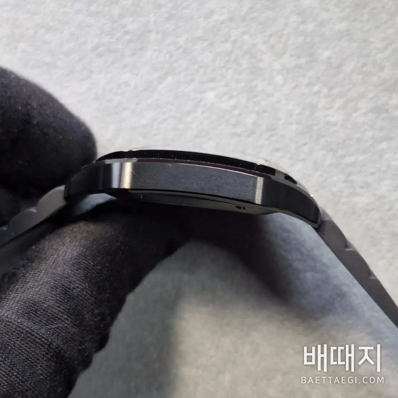 까르띠에 산토스 올블랙 오토매틱 시계 BV공장 검수사진 5