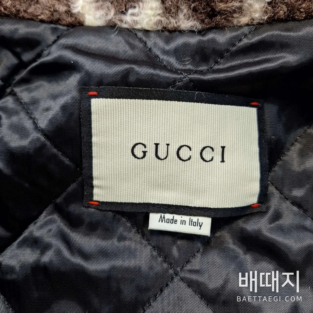 구찌 GG 자카드 테디 자켓 검수사진 5