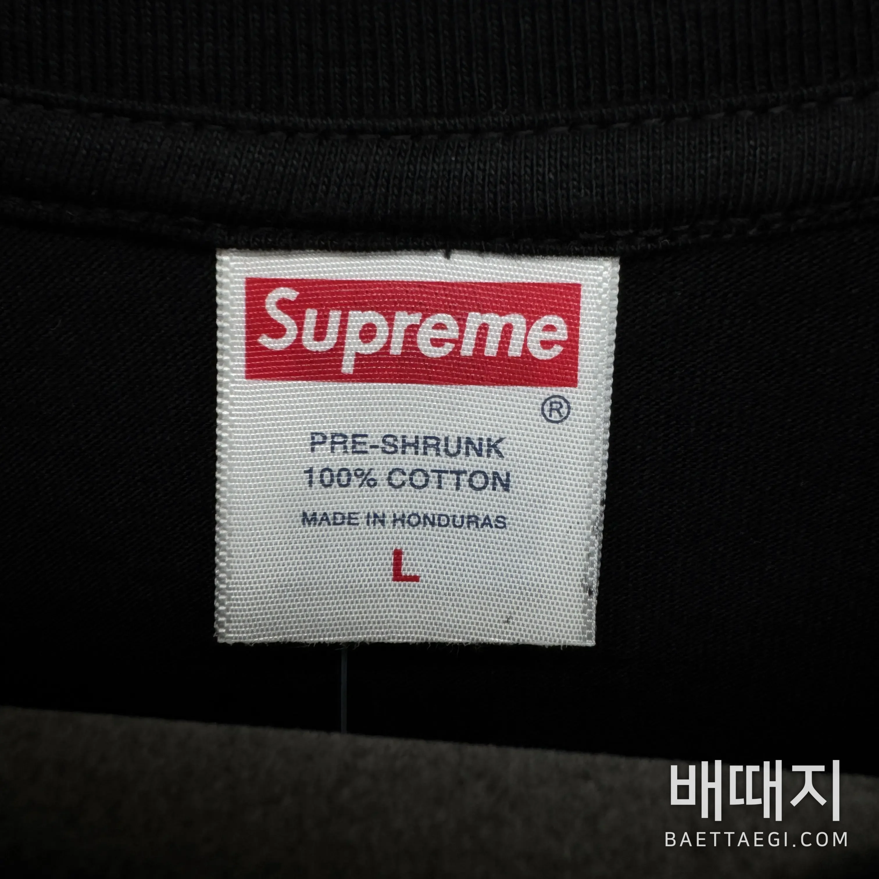 슈프림 남성 반팔 87788 검수사진 3