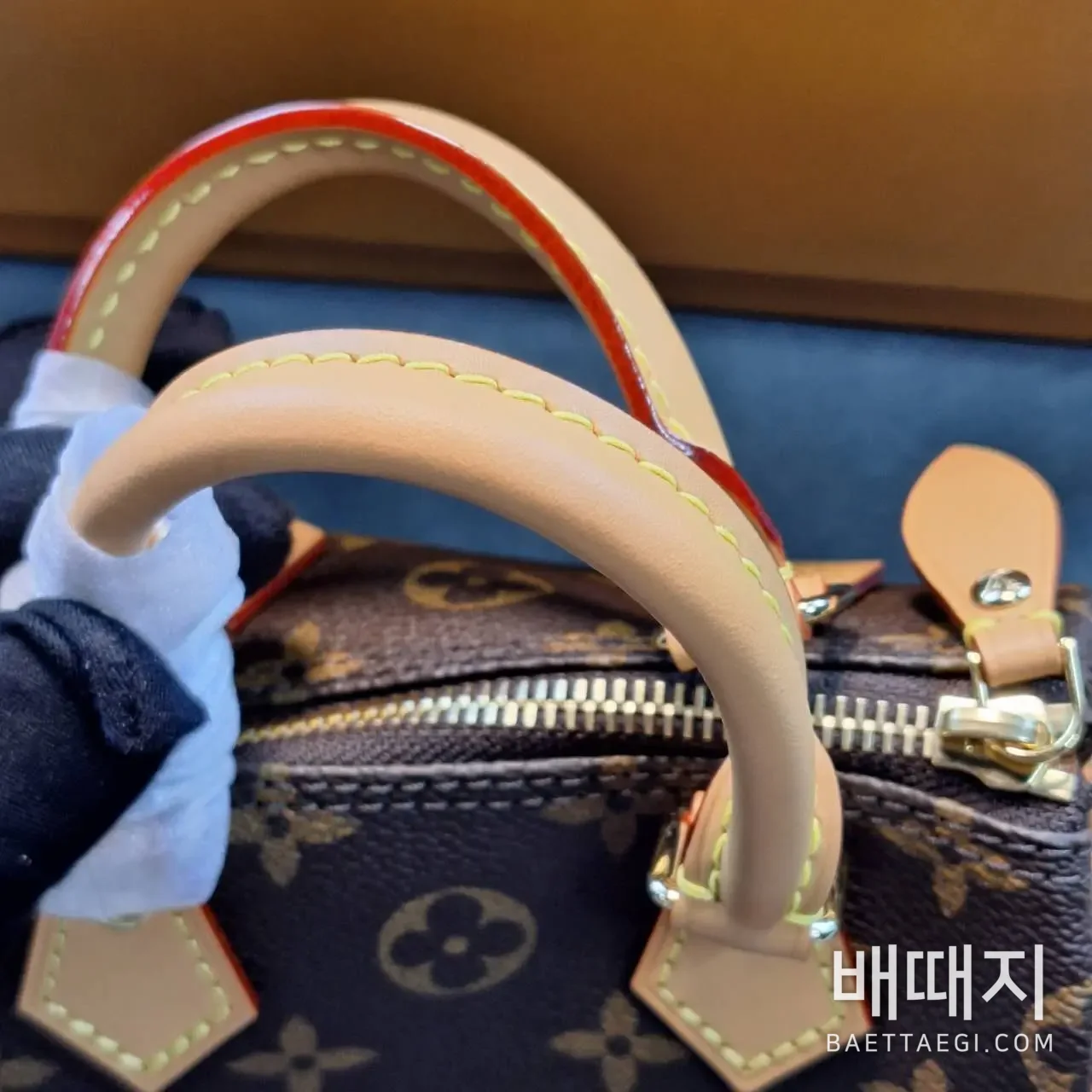 루이비통 모노그램 나노 스피디 필로우백 가방 108615 검수사진 6