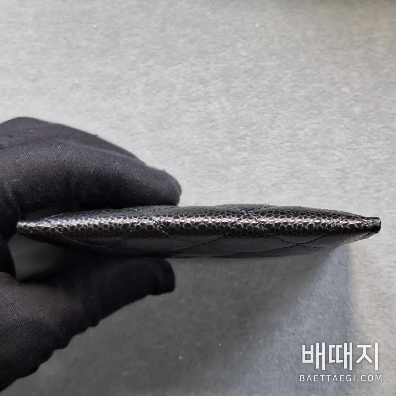 샤넬 클래식 캐비어 카드홀더 지갑 검수사진 3