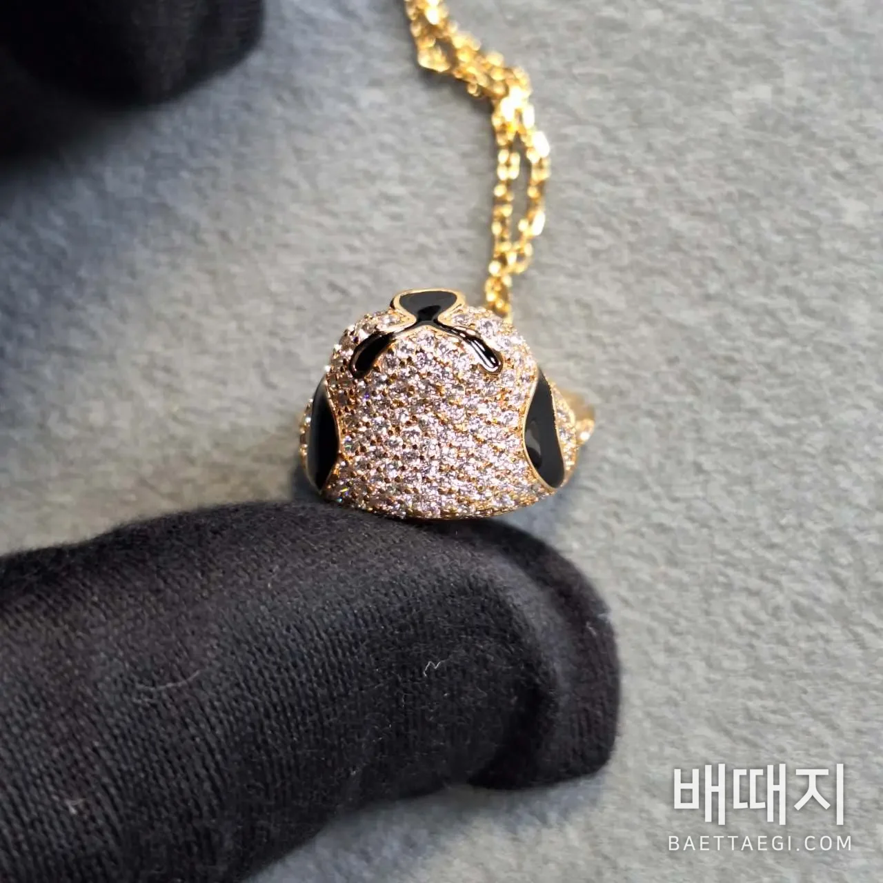부쉐론 레오파드 캣 다이아몬드 목걸이 63212 검수사진 8
