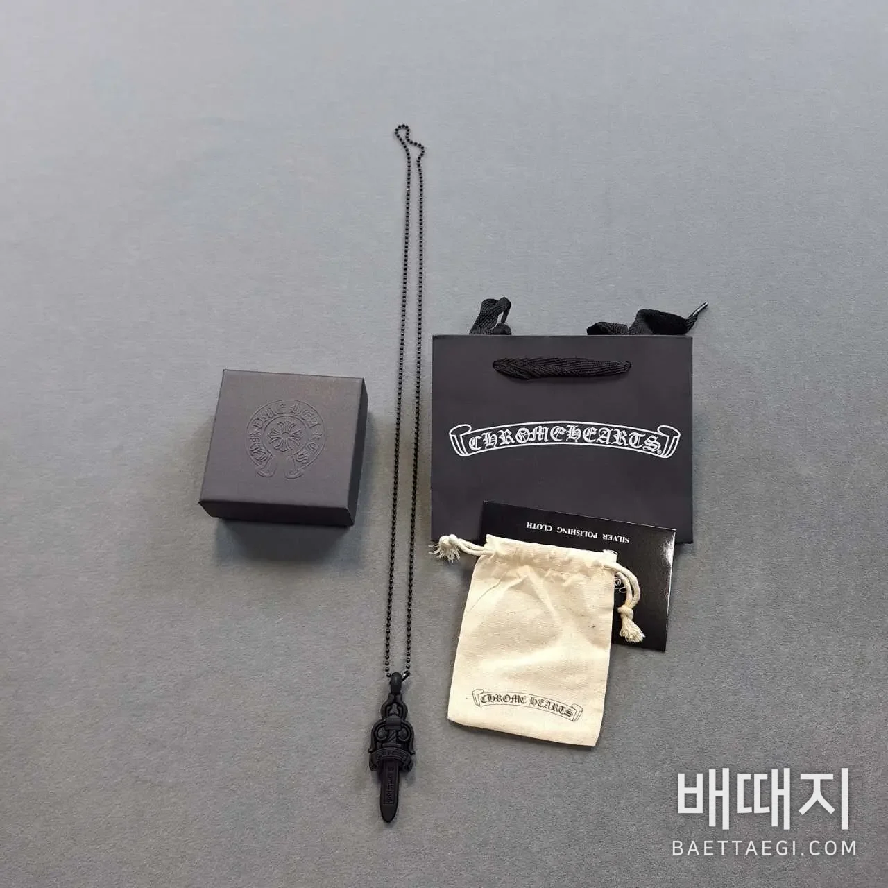 크롬하츠 레진 목걸이 163188 검수사진 2