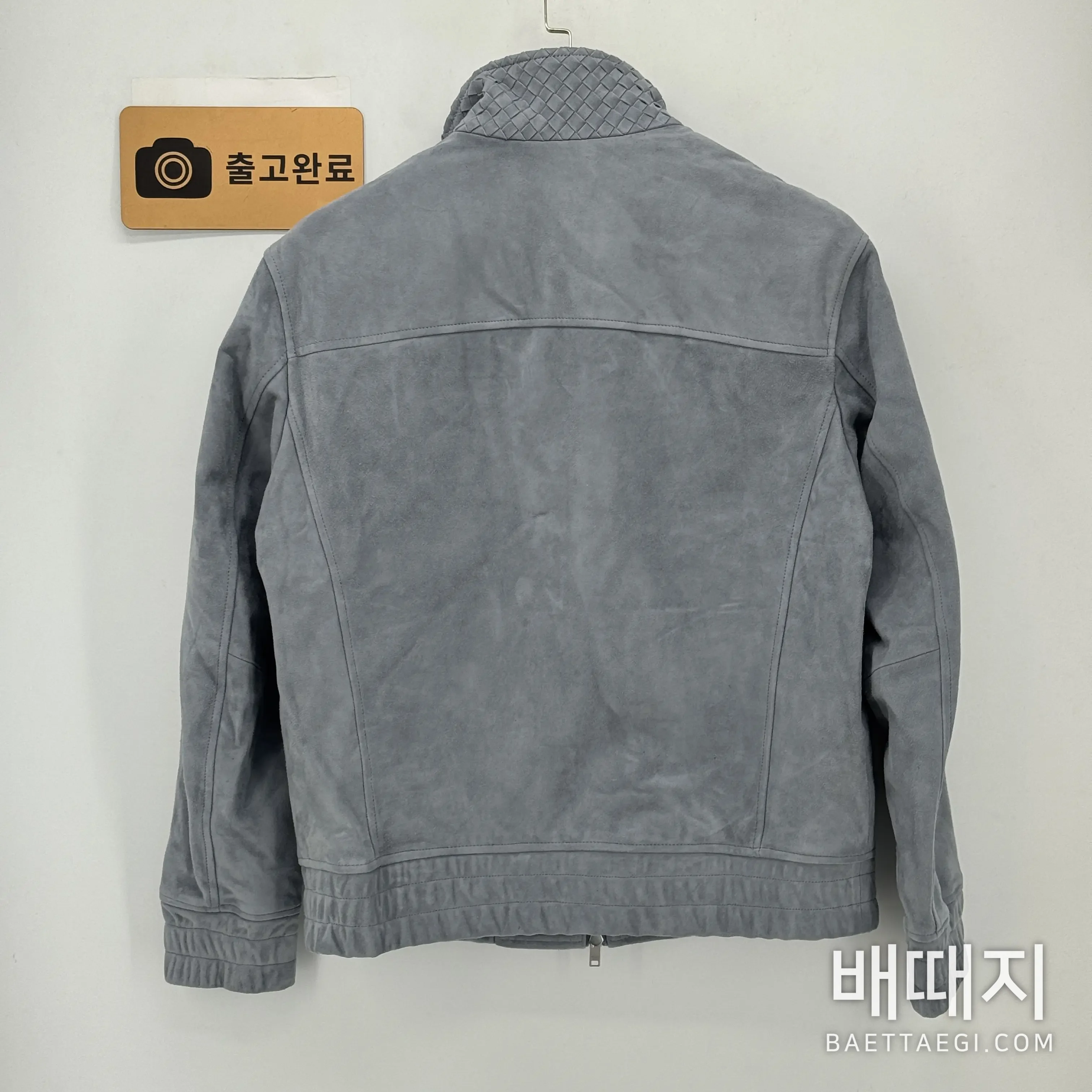 보테가베네타 미스티블루 스웨이드 램스킨 남성 자켓 205529 검수사진 7