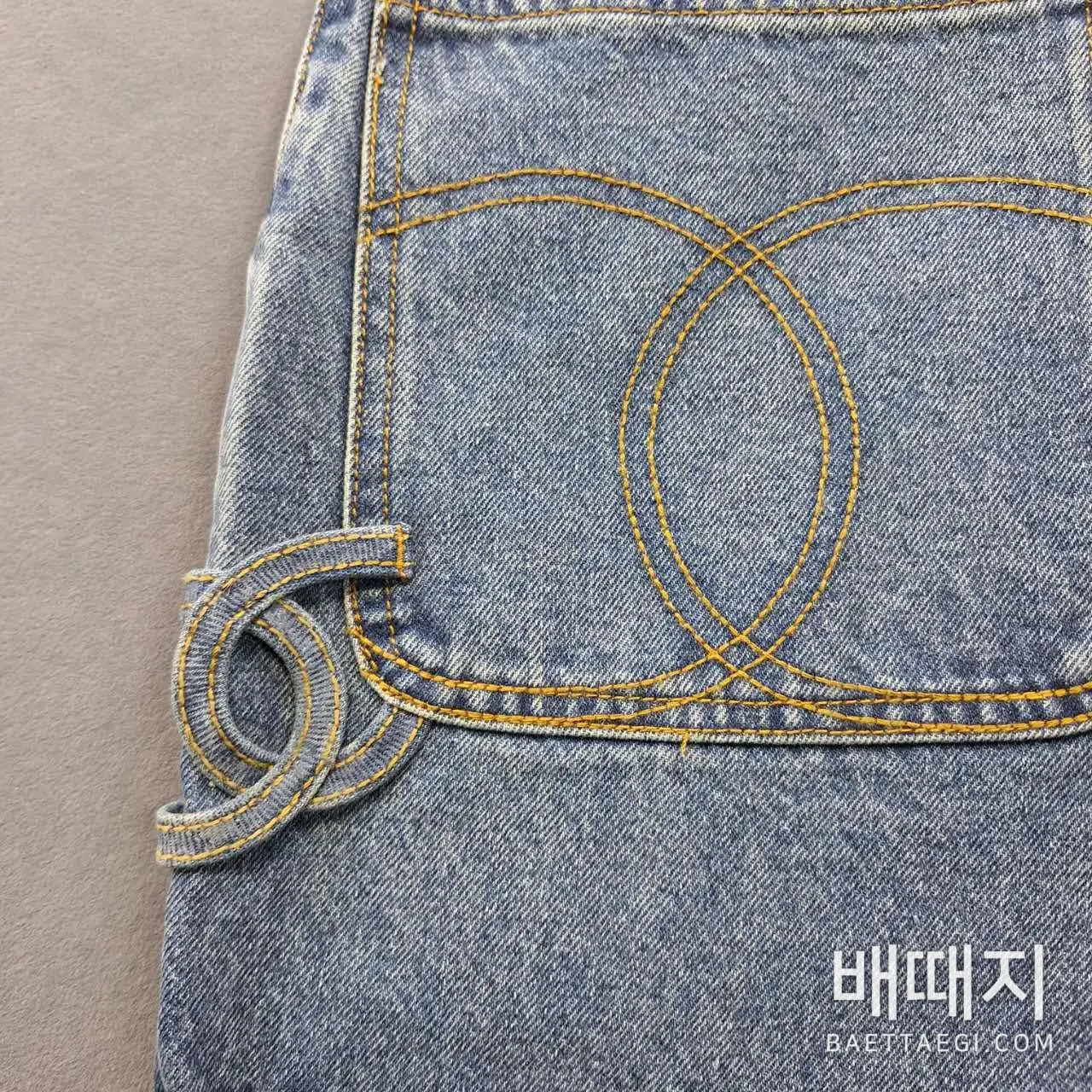 샤넬 데님 여성 바지 199449 검수사진 7