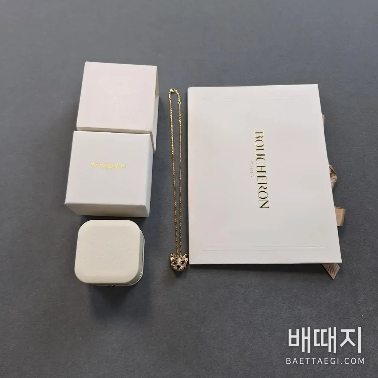 부쉐론 레오파드 캣 다이아몬드 목걸이 검수사진 2