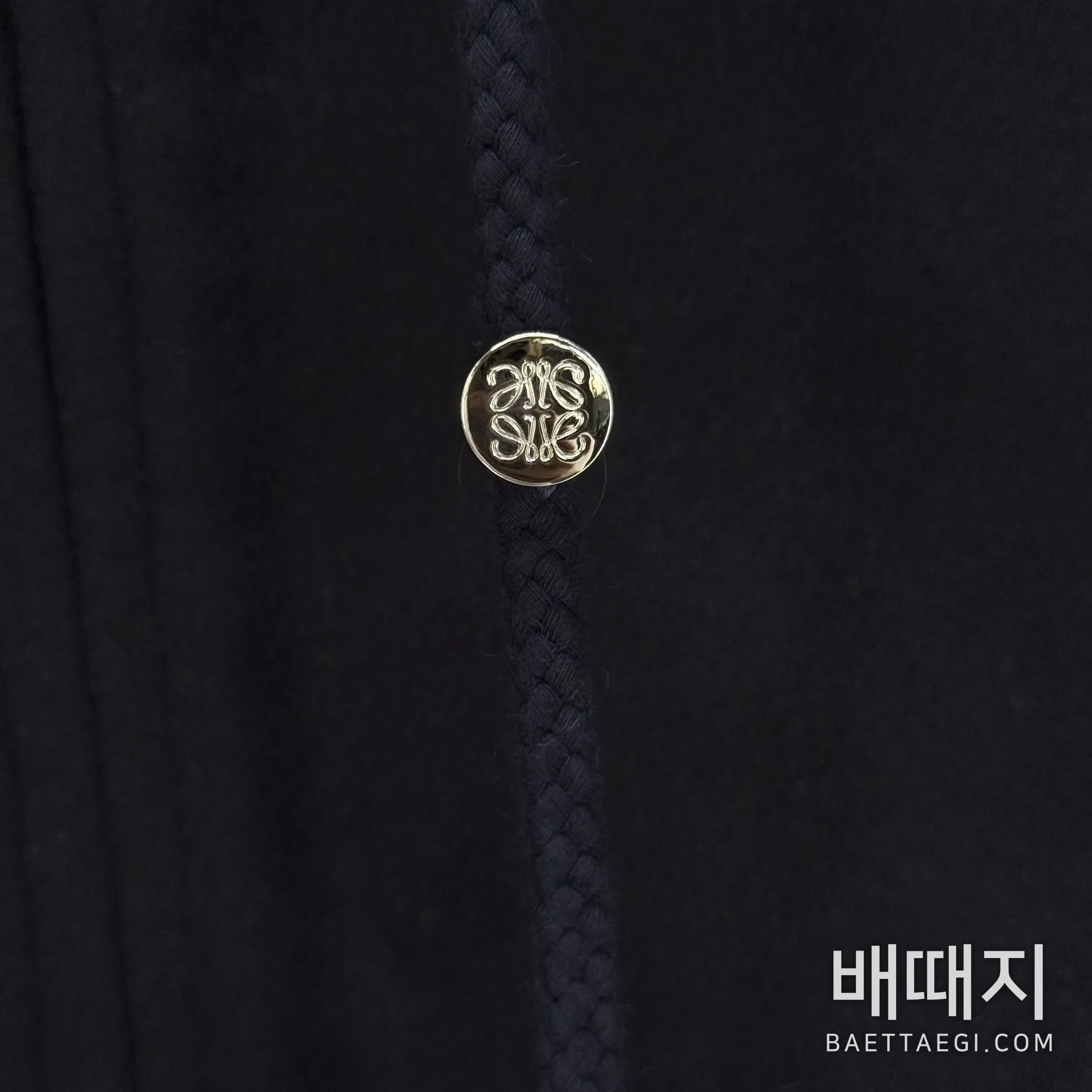 로에베 울 더블 페이스 후드 롱코트 검수사진 3